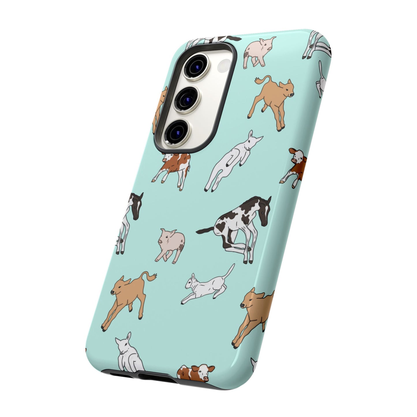 Android farmyard Freinds Blue Case