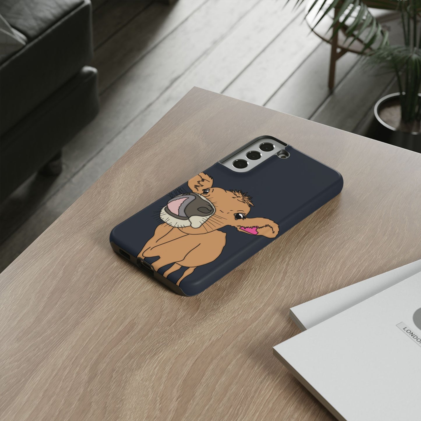 Navy jersey android case