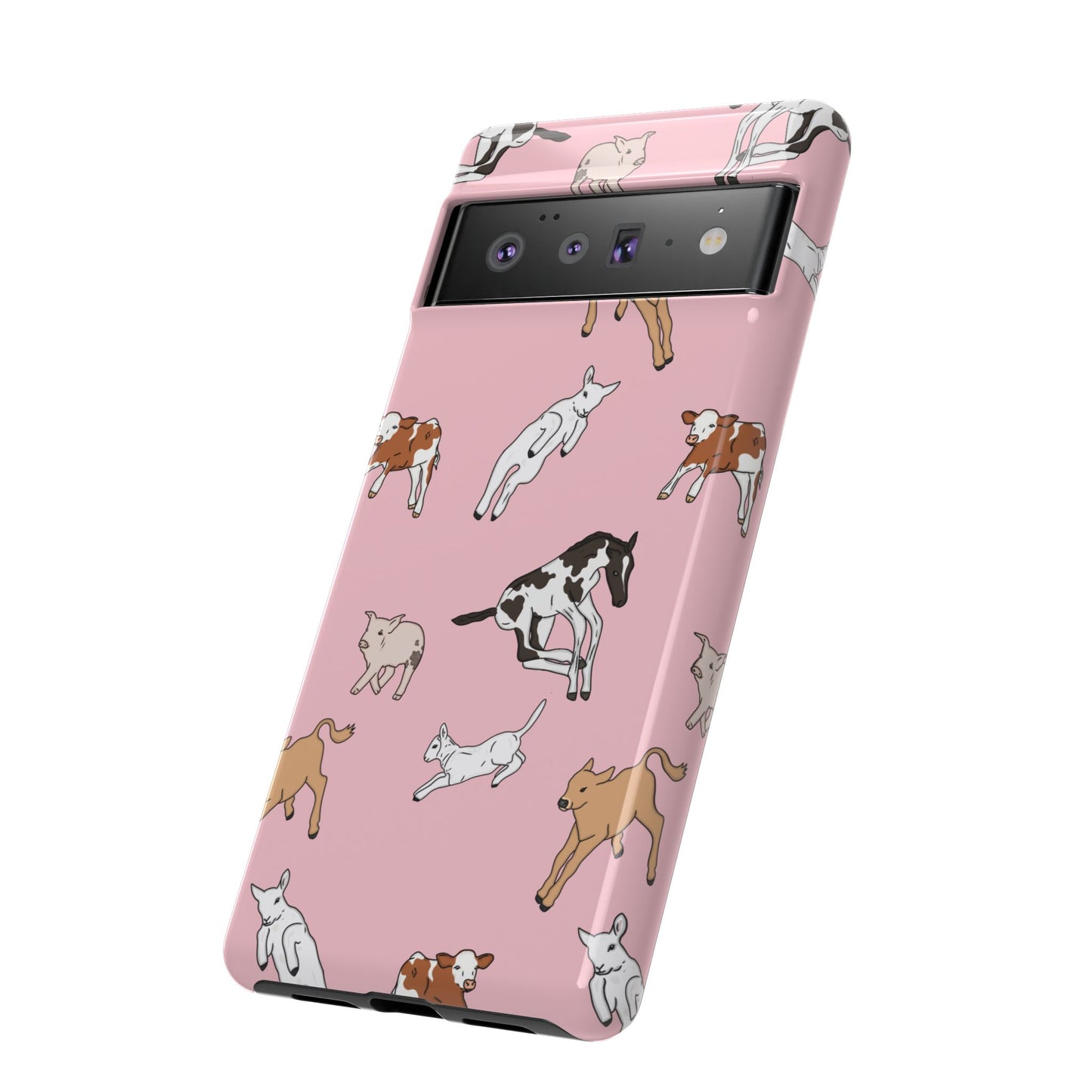 Android Farmyard Friends Pink Case