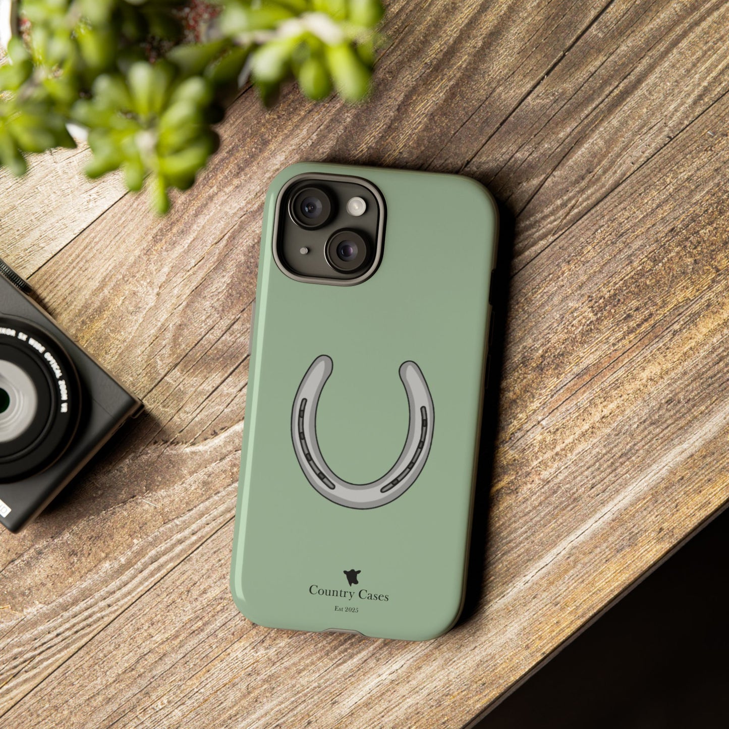 The Equestrian horse shoe case