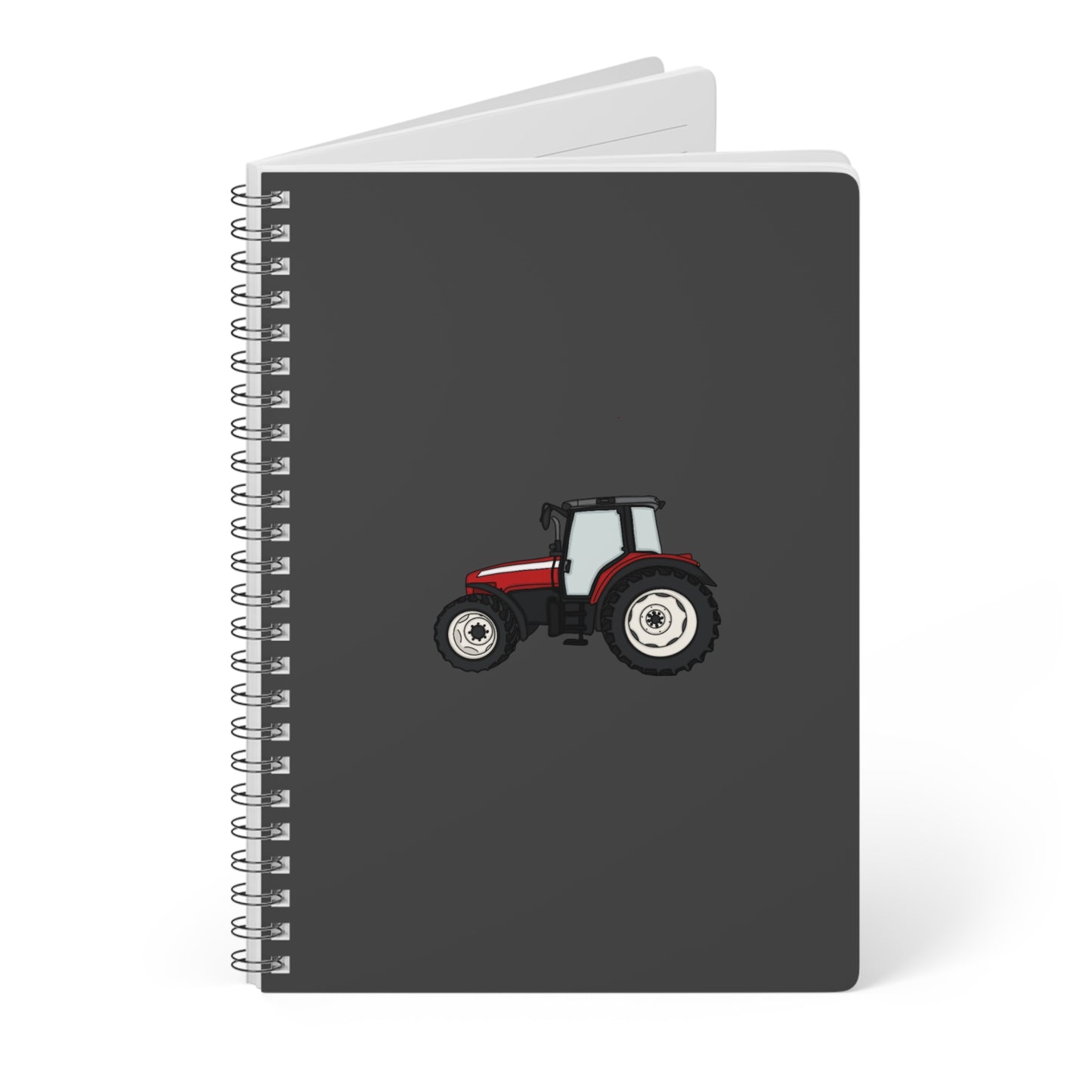 Red tractor notebook