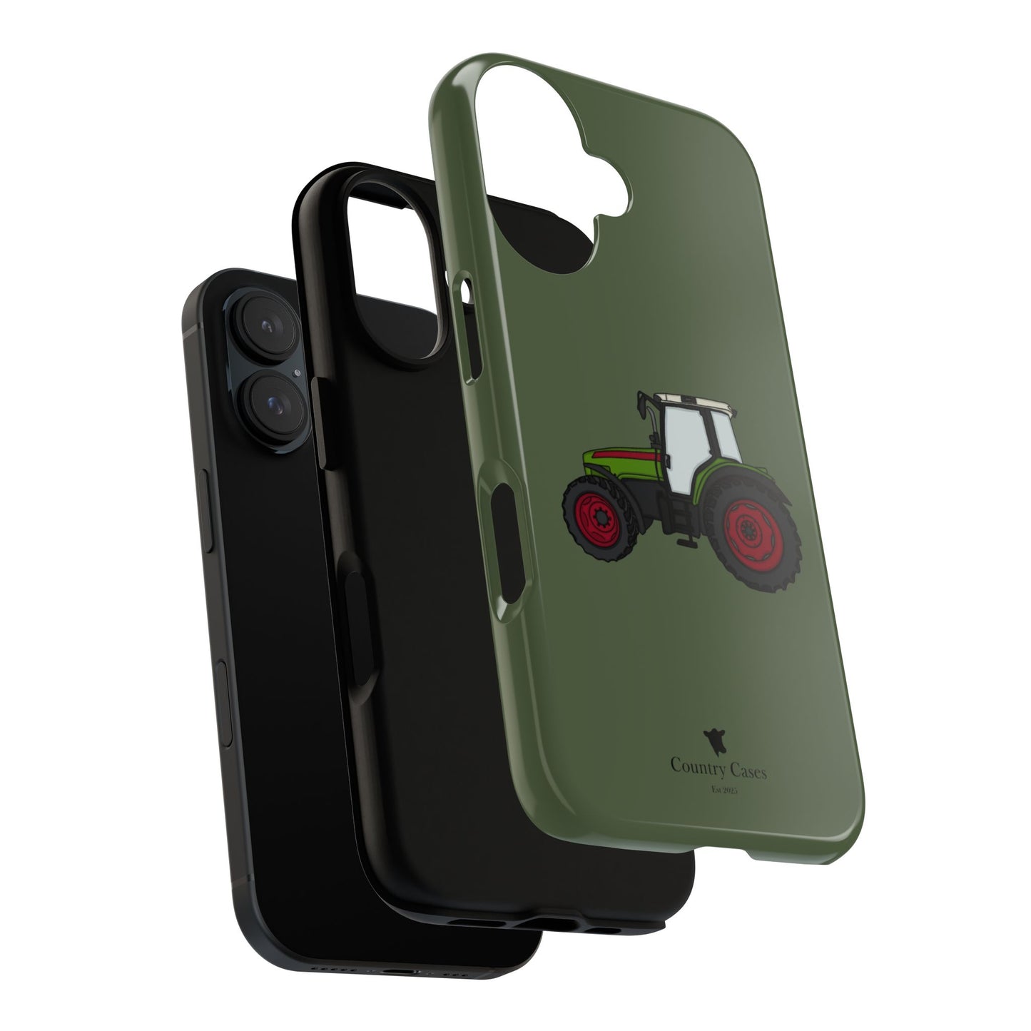Green tractor case