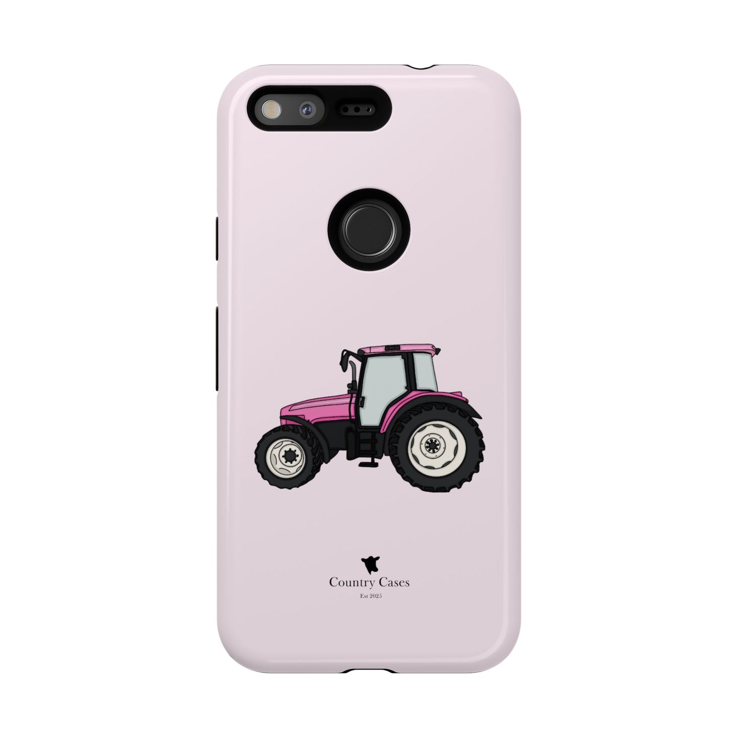 Android pink tractor case