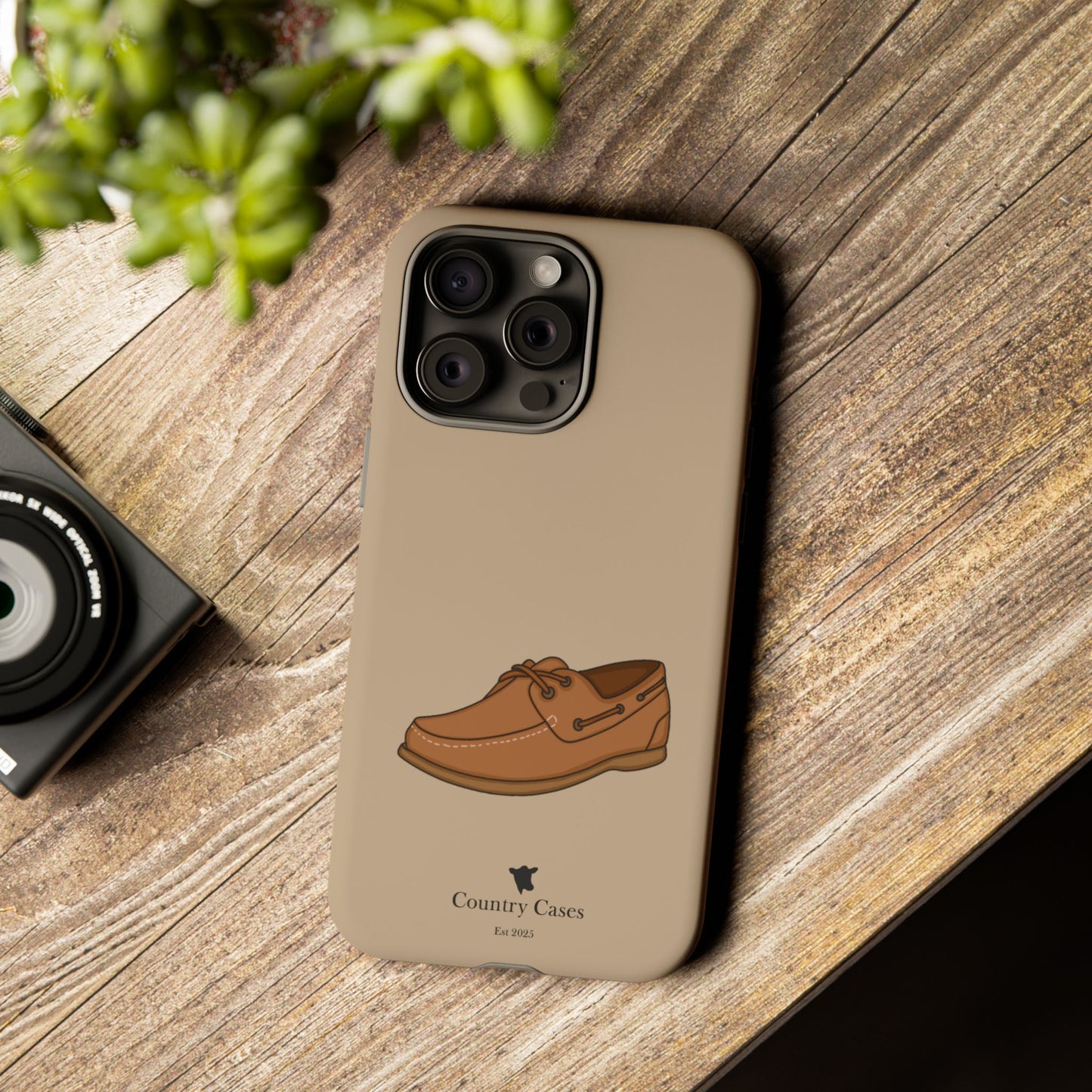Classic boat shoe phone case