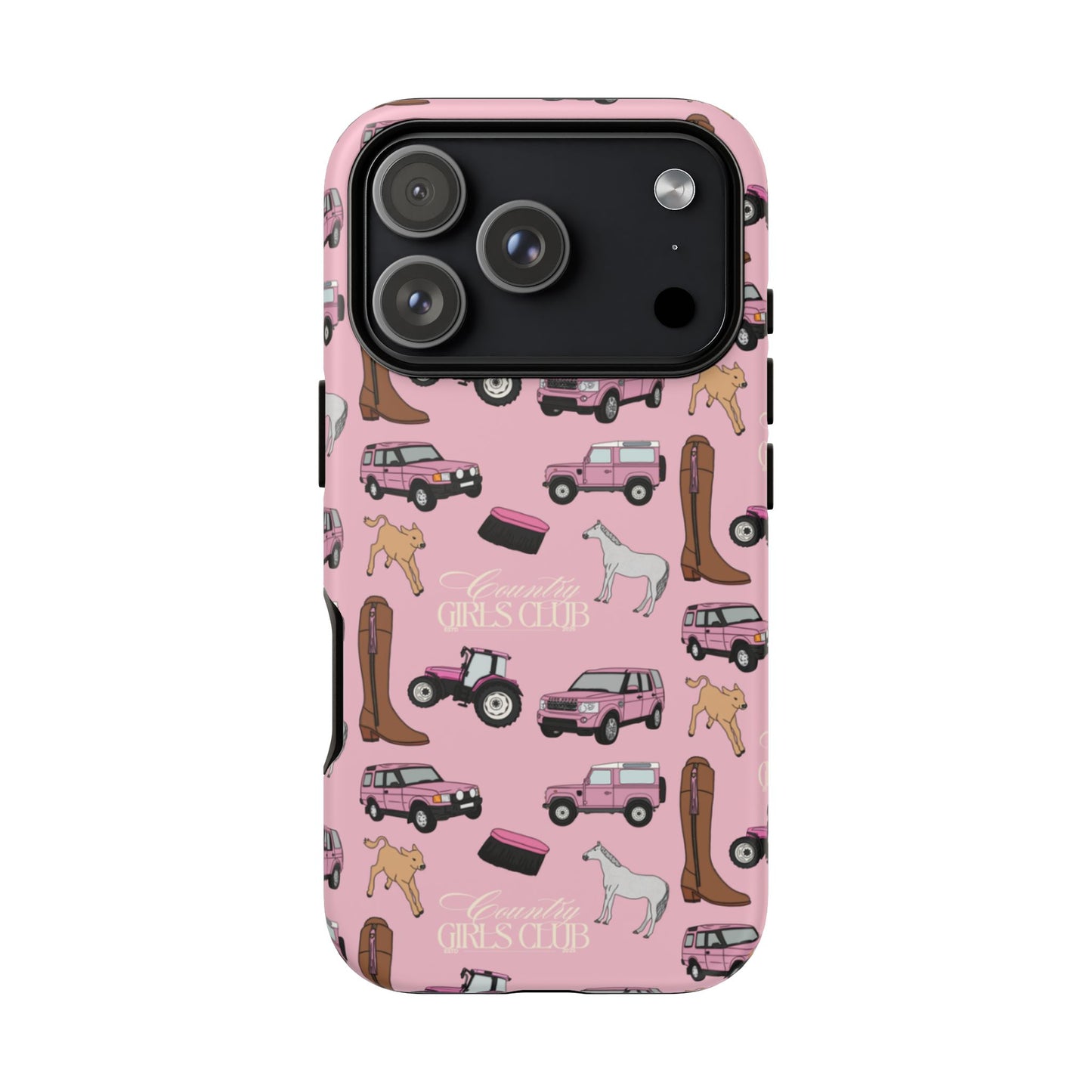 Pink Country Girls Club Case
