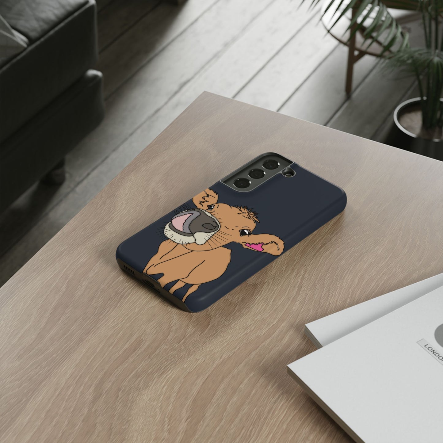 Navy jersey android case