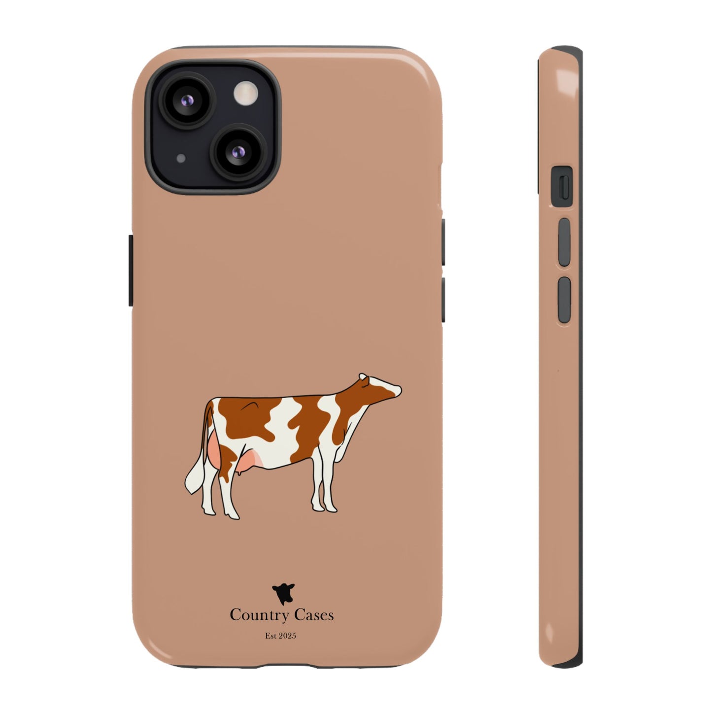 Red and white Holstein case