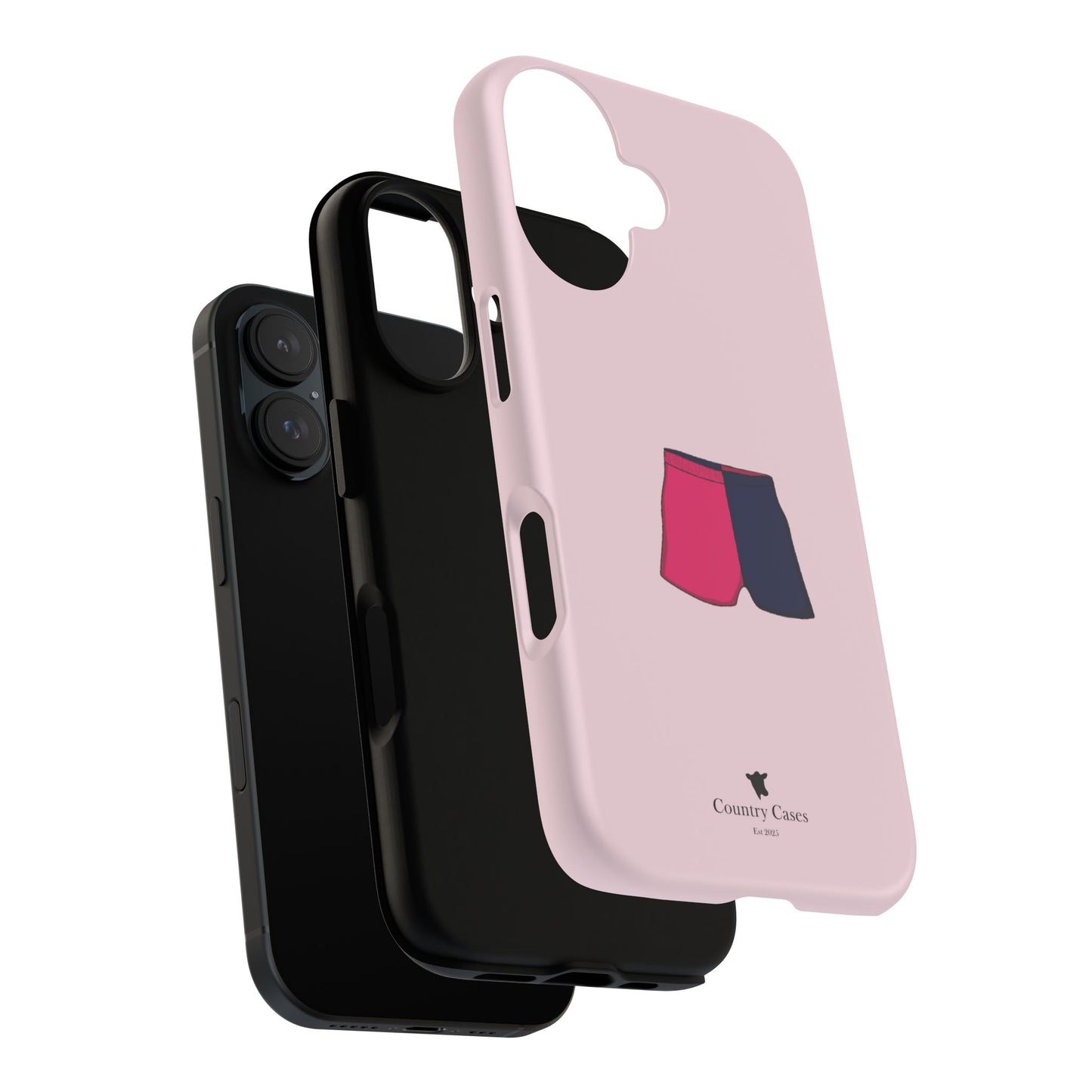 Two toned short phone case
