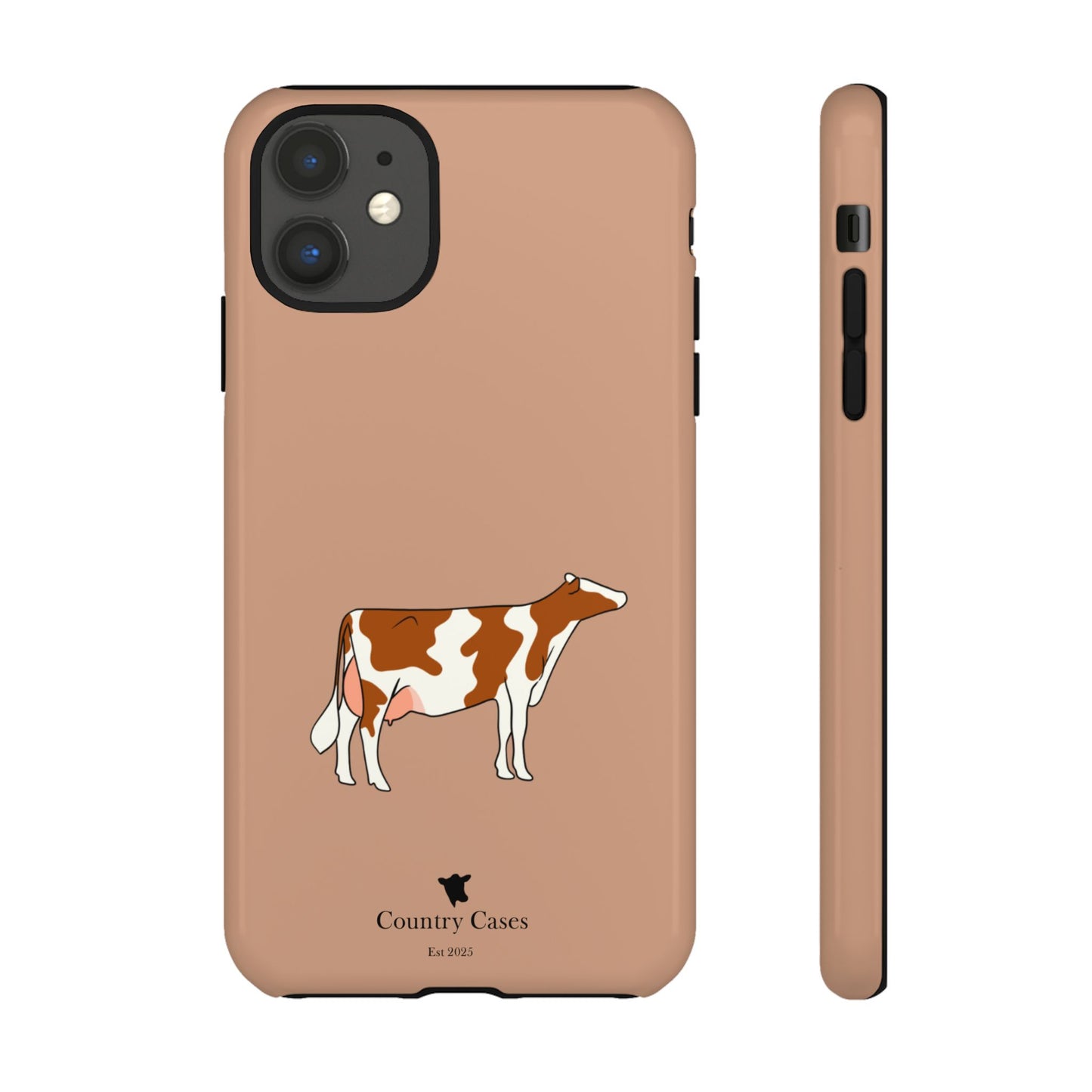 Red and white Holstein case