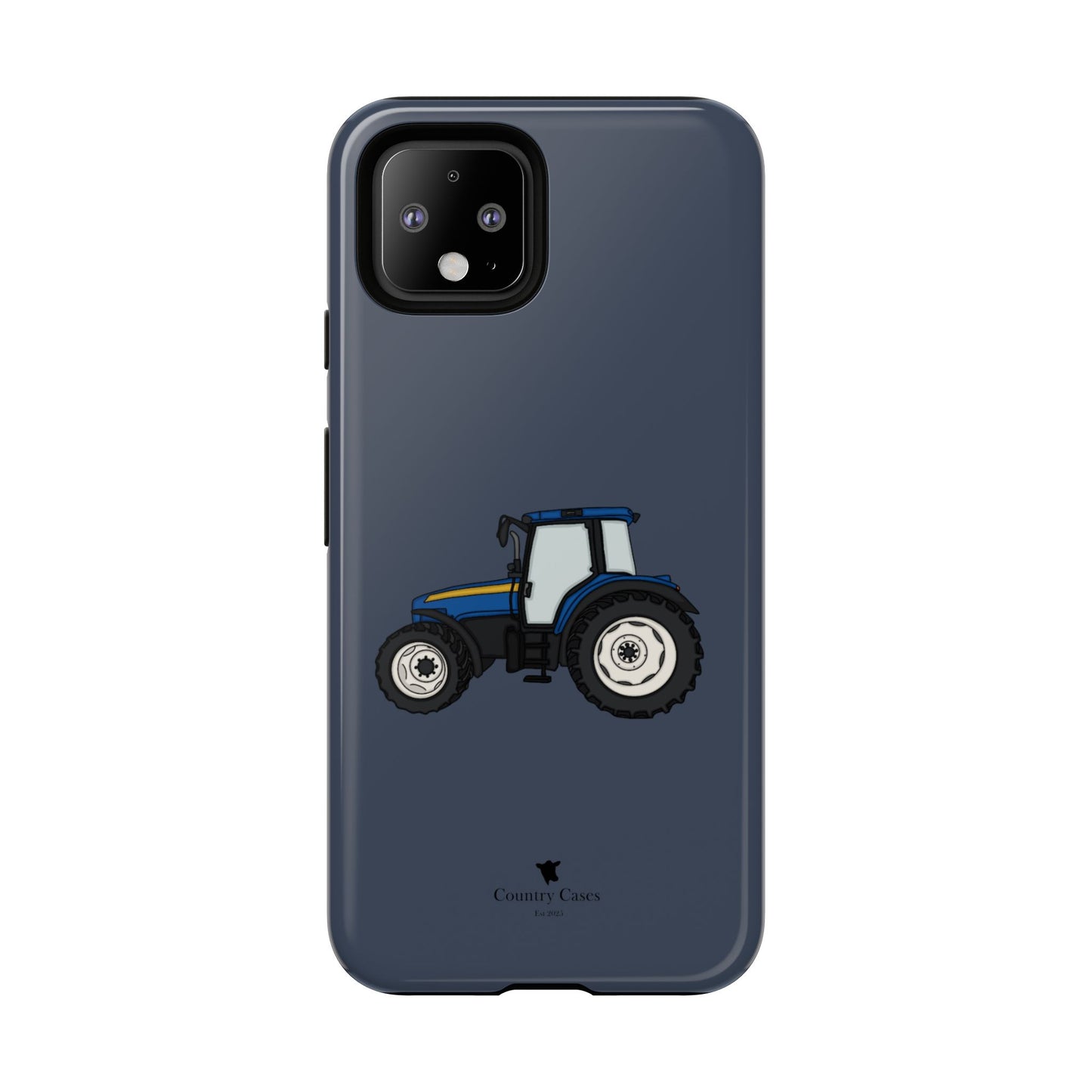Android blue tractor case