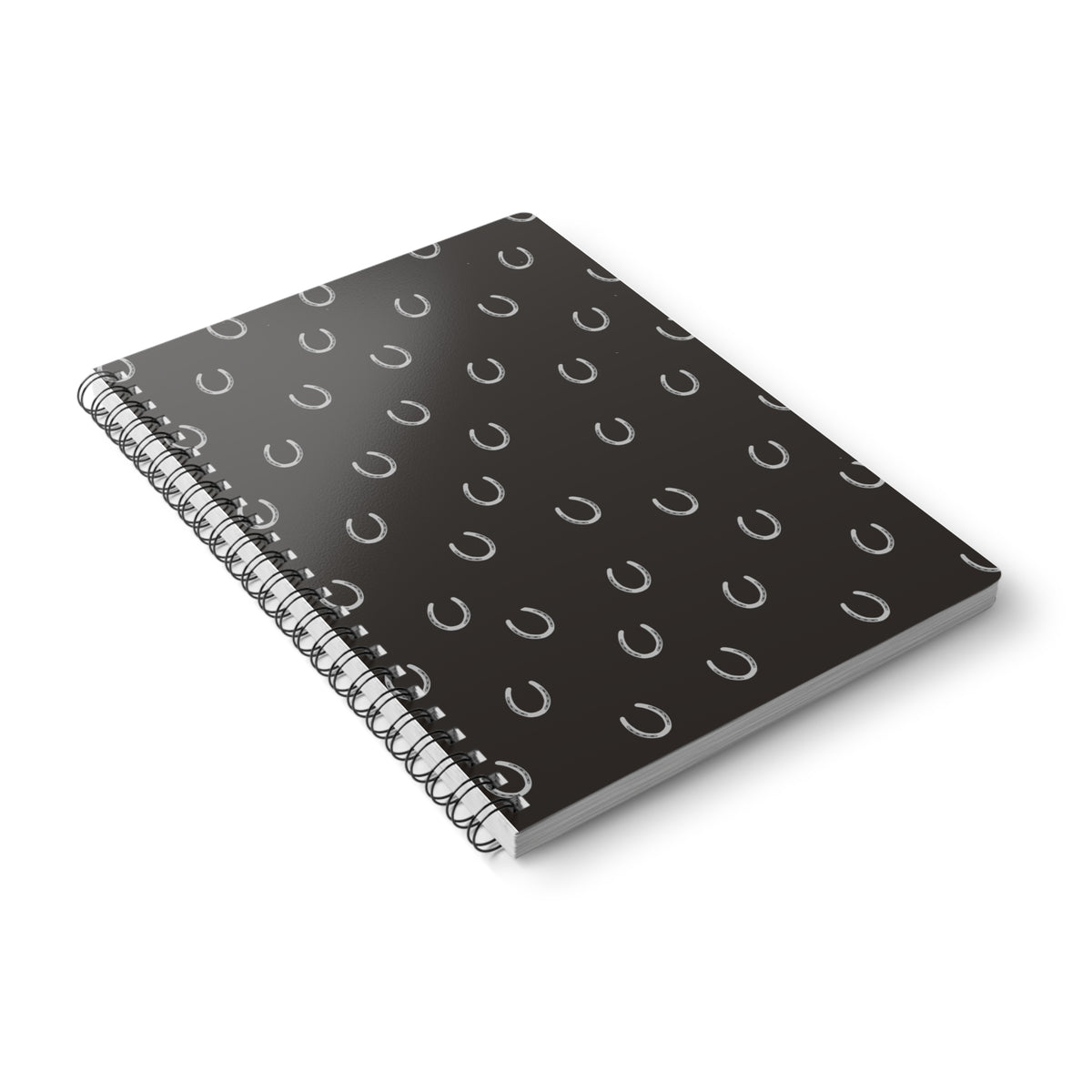 Wood Horse Shoe Notebook