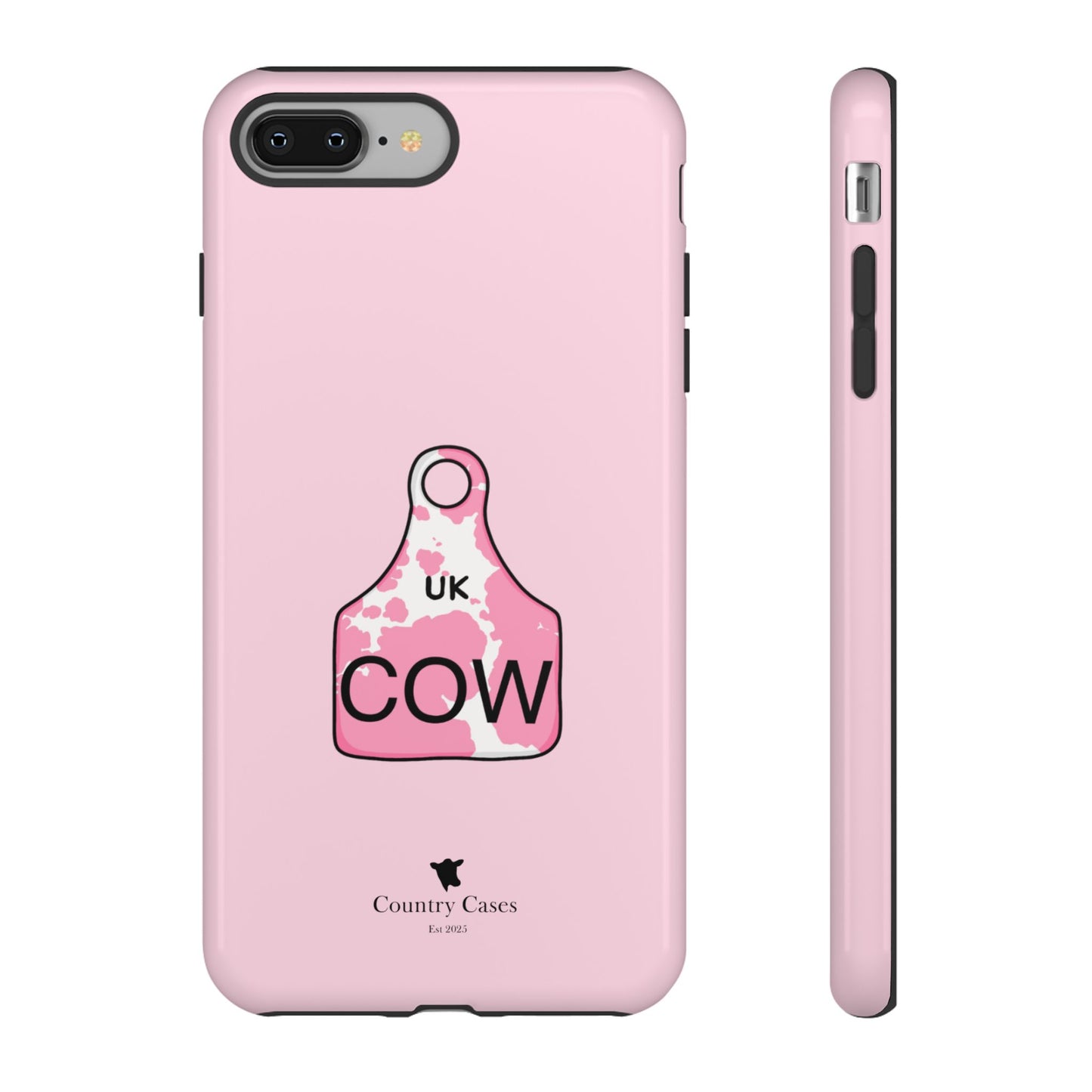 Pink ear tag case