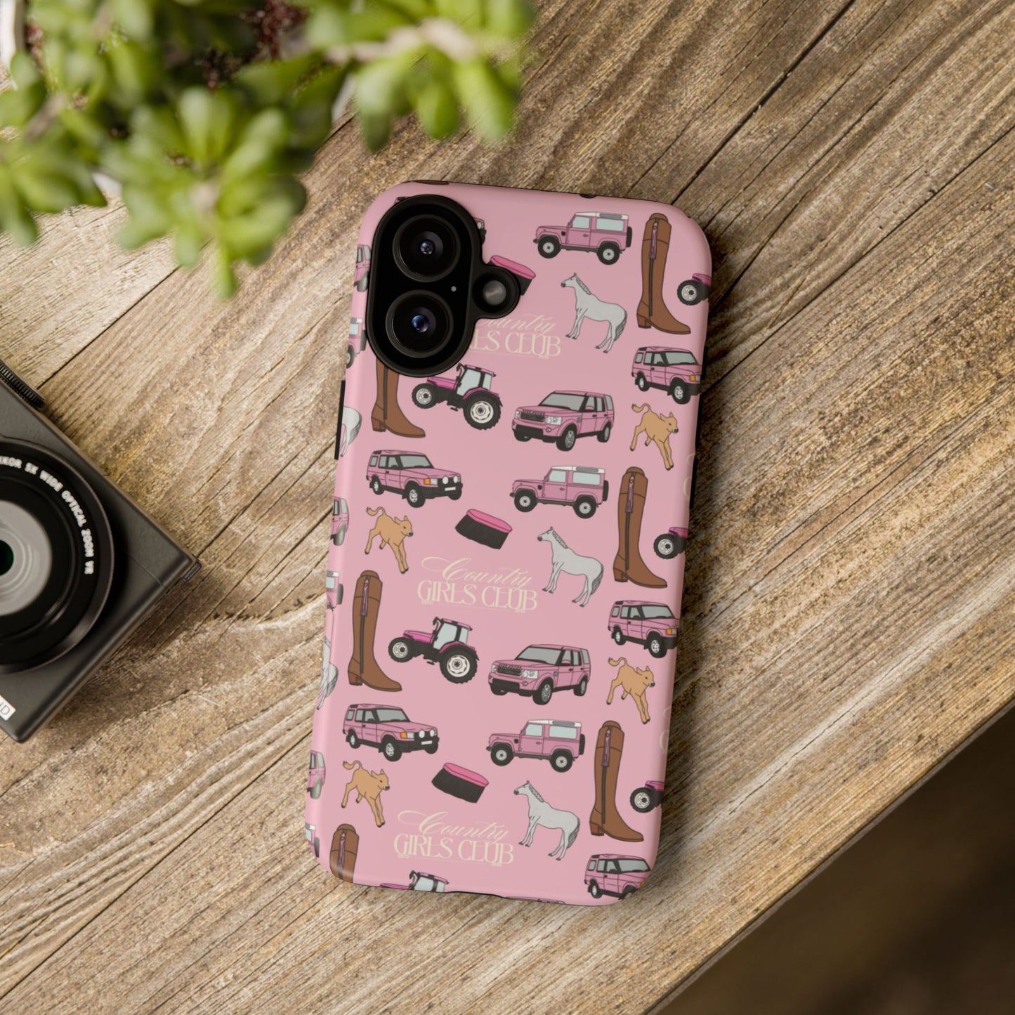 Pink Country Girls Club Case