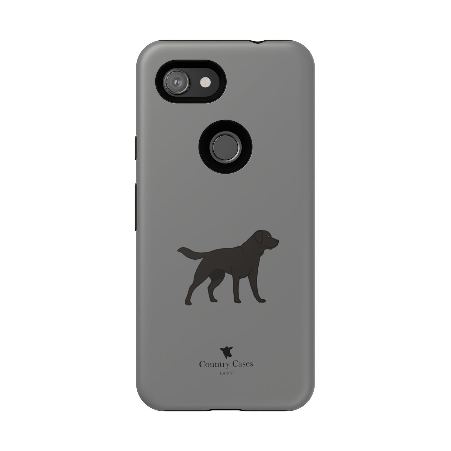 Android black Labrador case