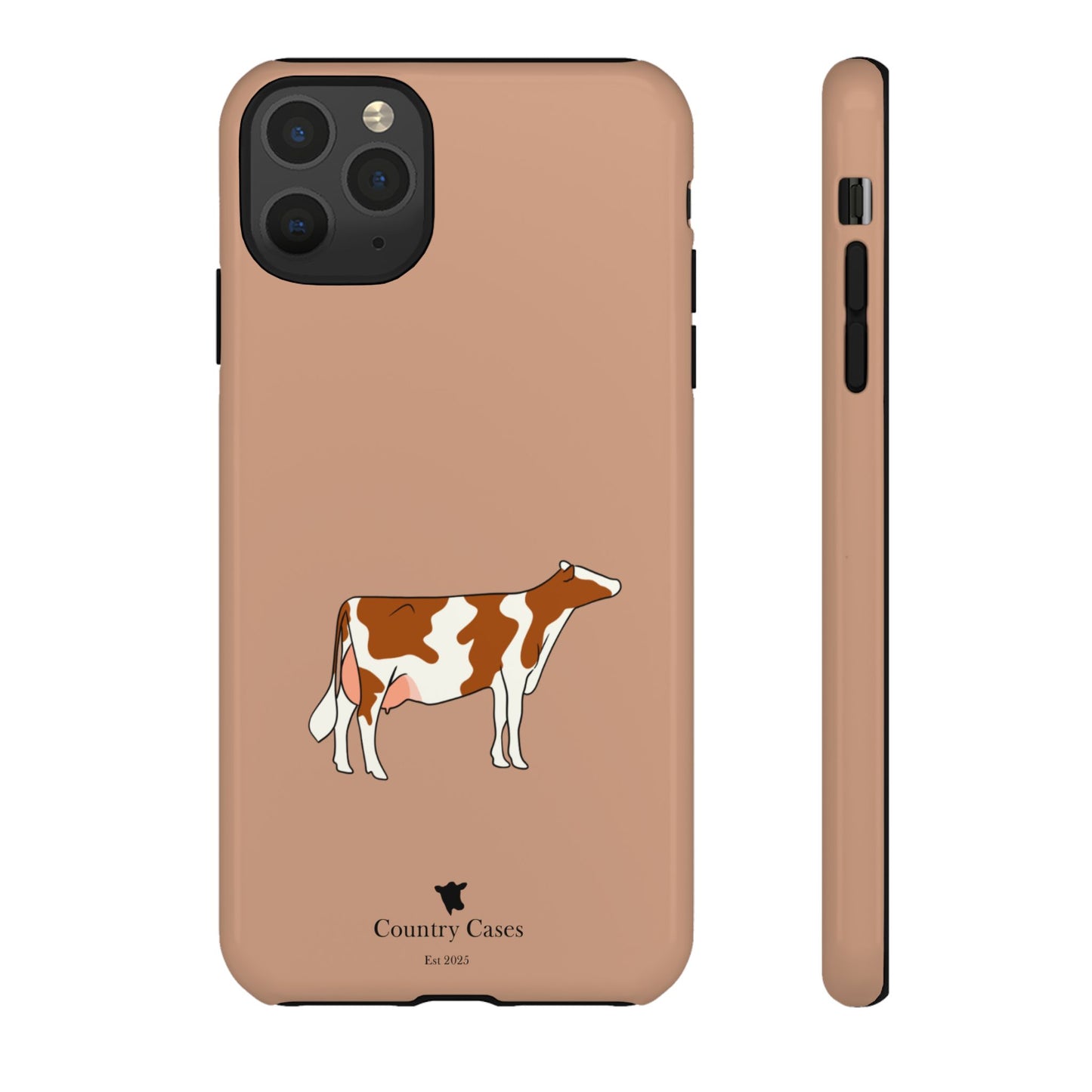 Red and white Holstein case
