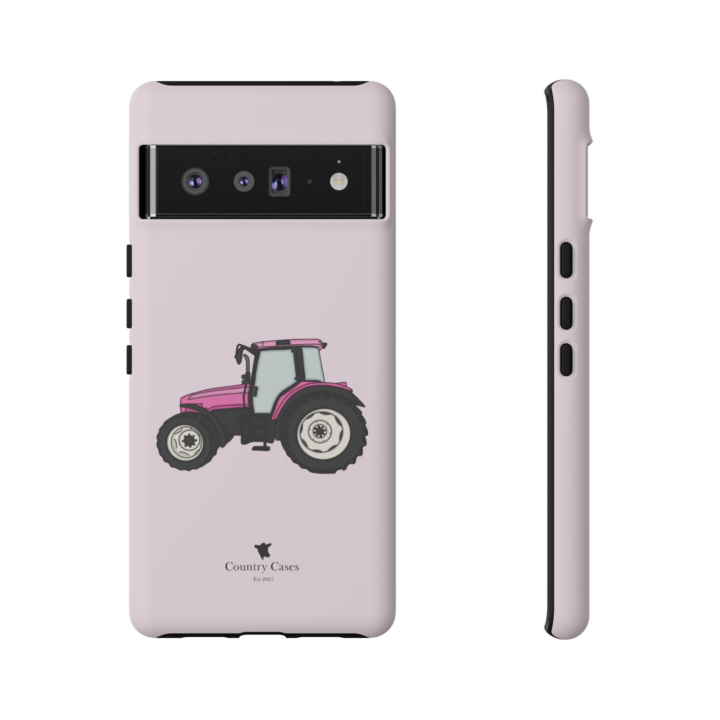 Android pink tractor case