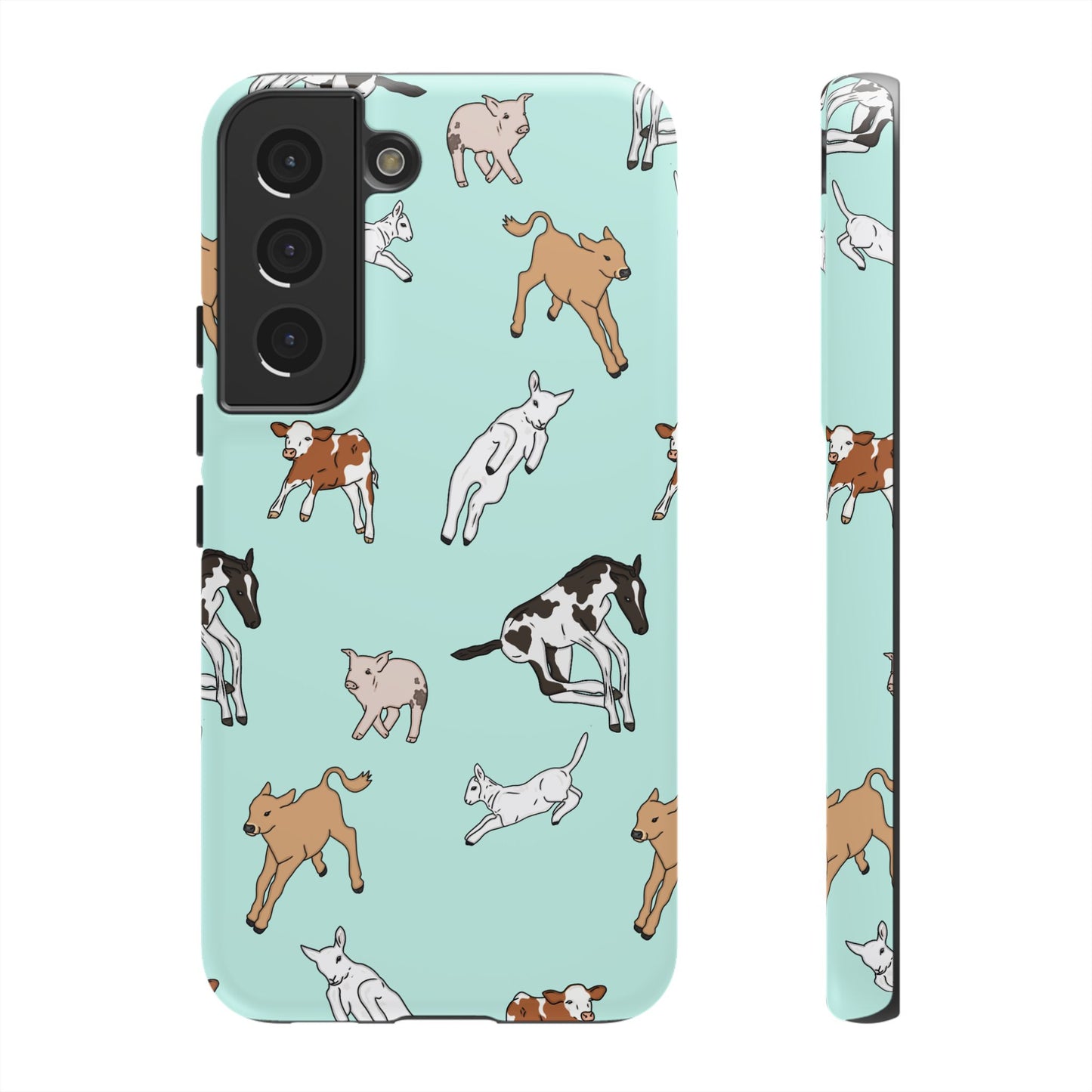 Android farmyard Freinds Blue Case