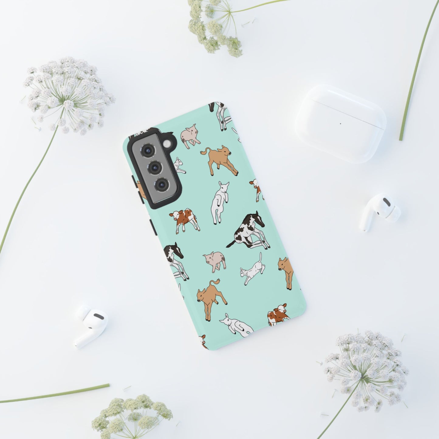 Android farmyard Freinds Blue Case