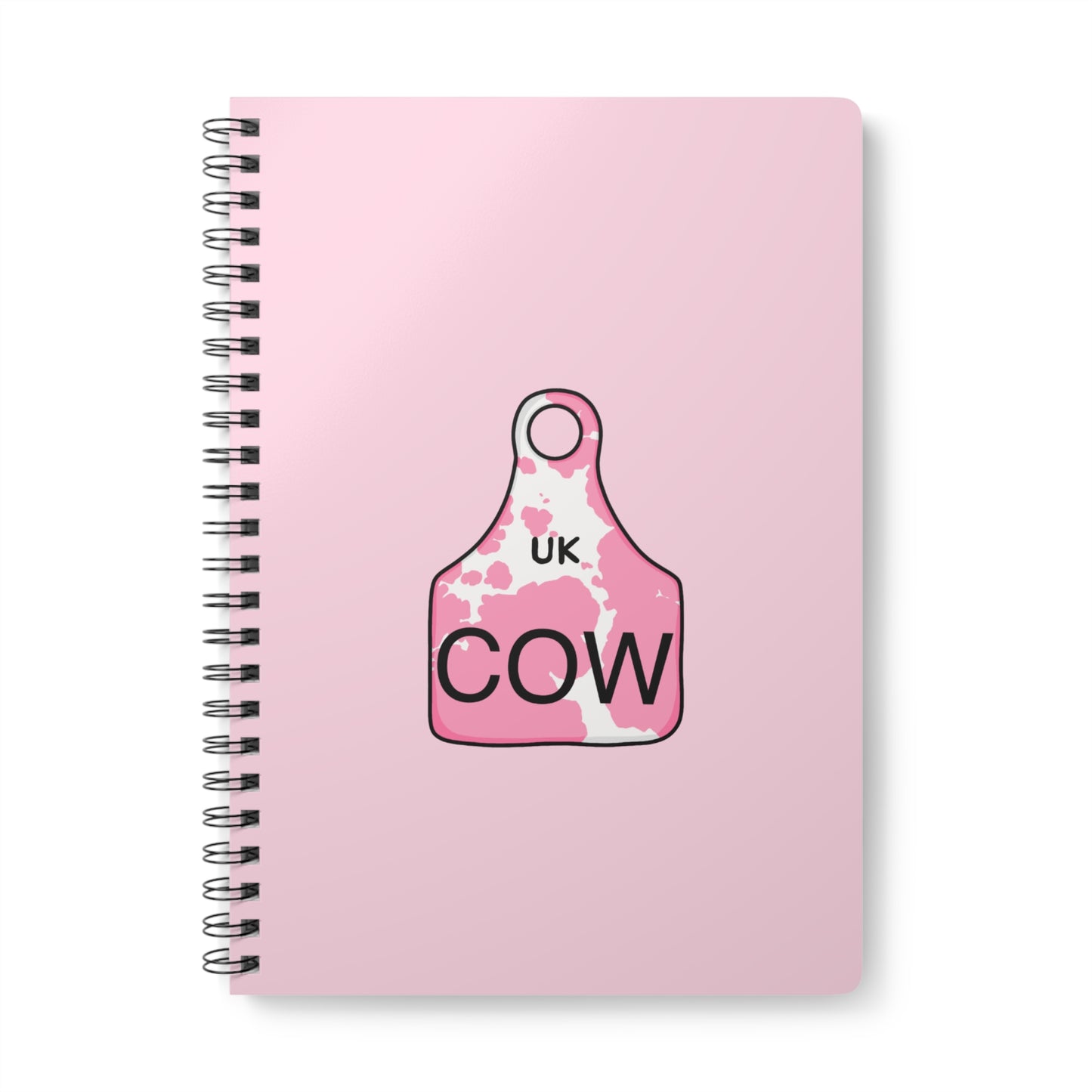 Pink ear tag notebook