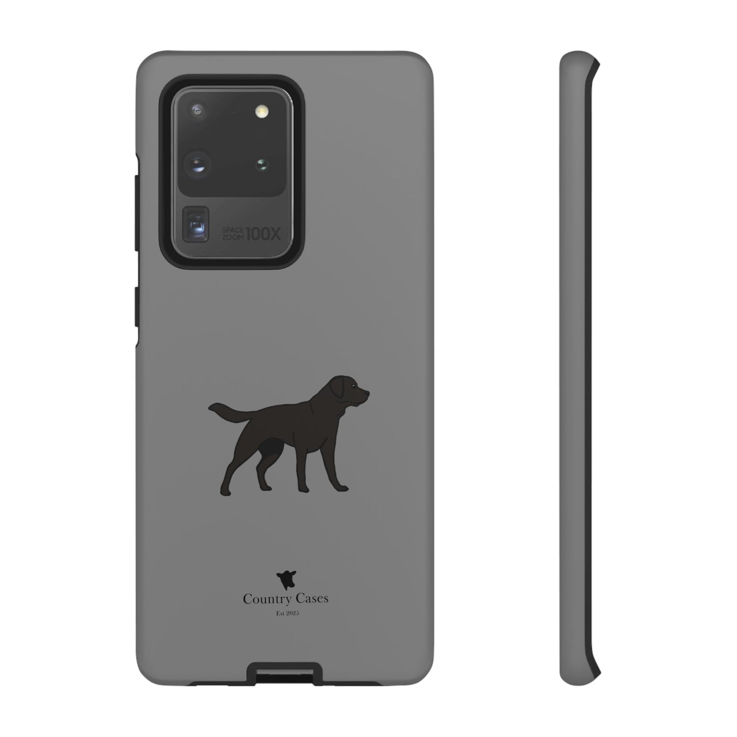 Android black Labrador case