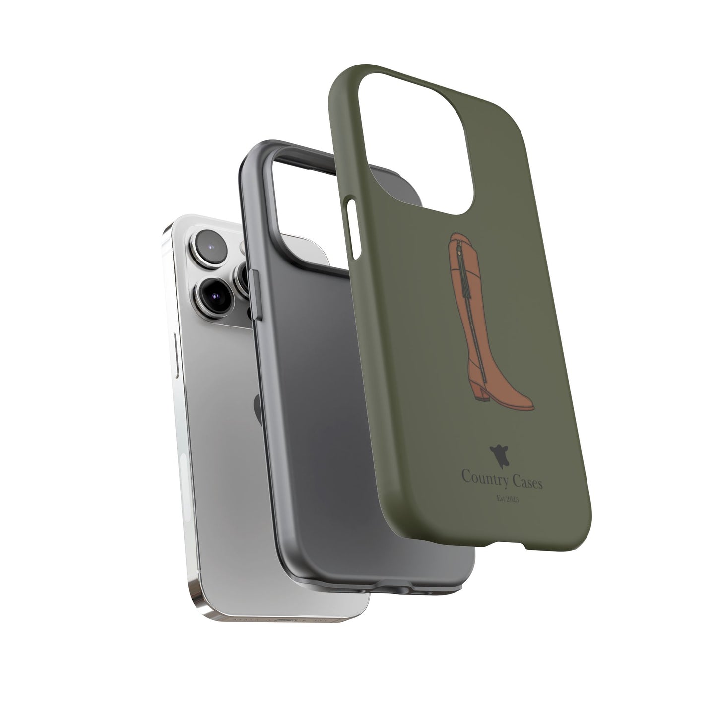 Green country boot case