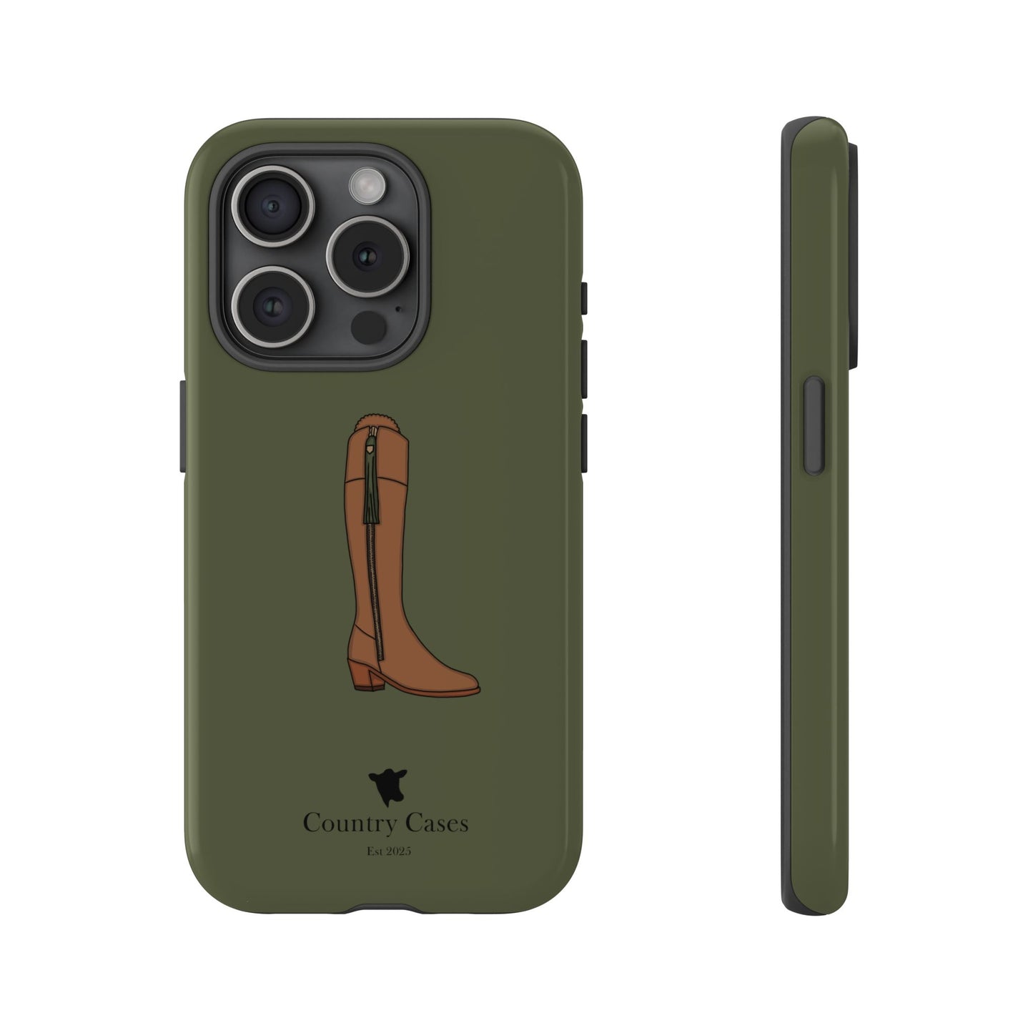 Green country boot case