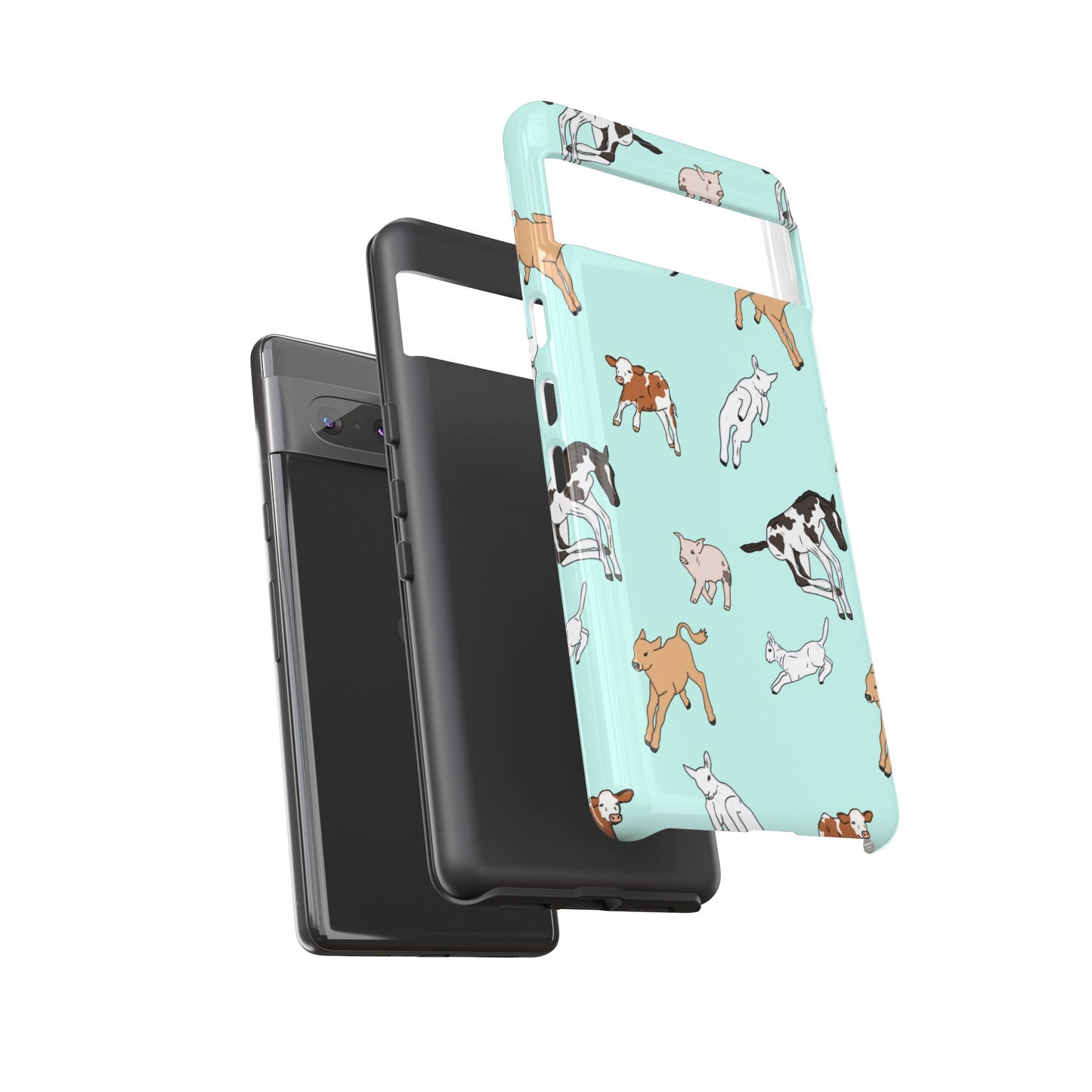 Android farmyard Freinds Blue Case