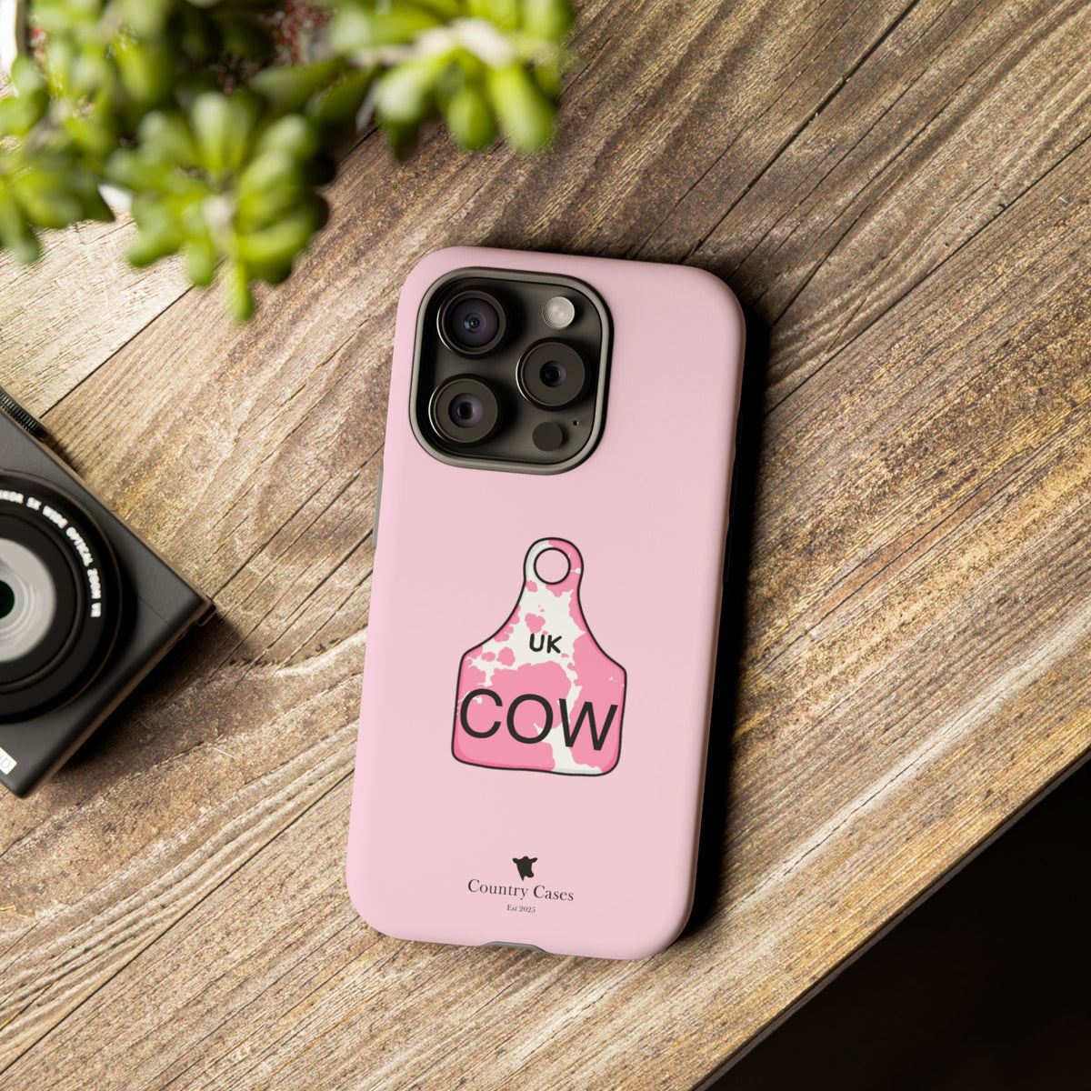 Pink Ear Tag Case