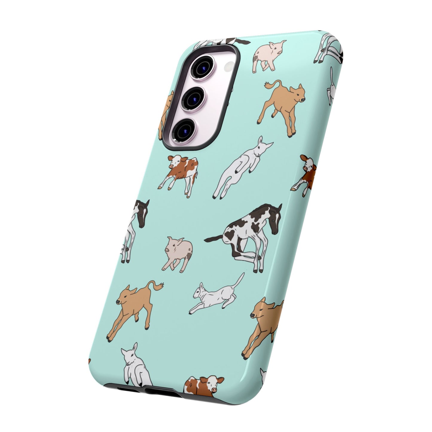 Android farmyard Freinds Blue Case