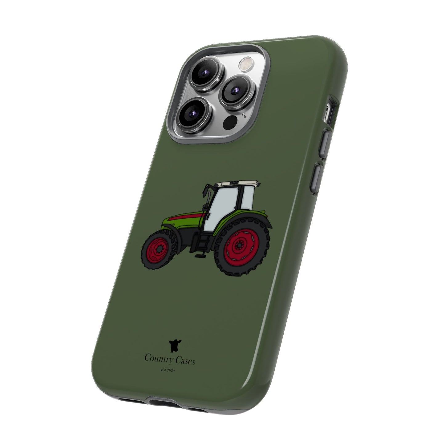 Green tractor case