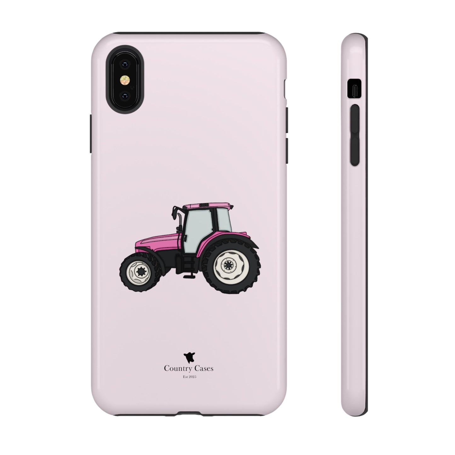 Pink tractor case