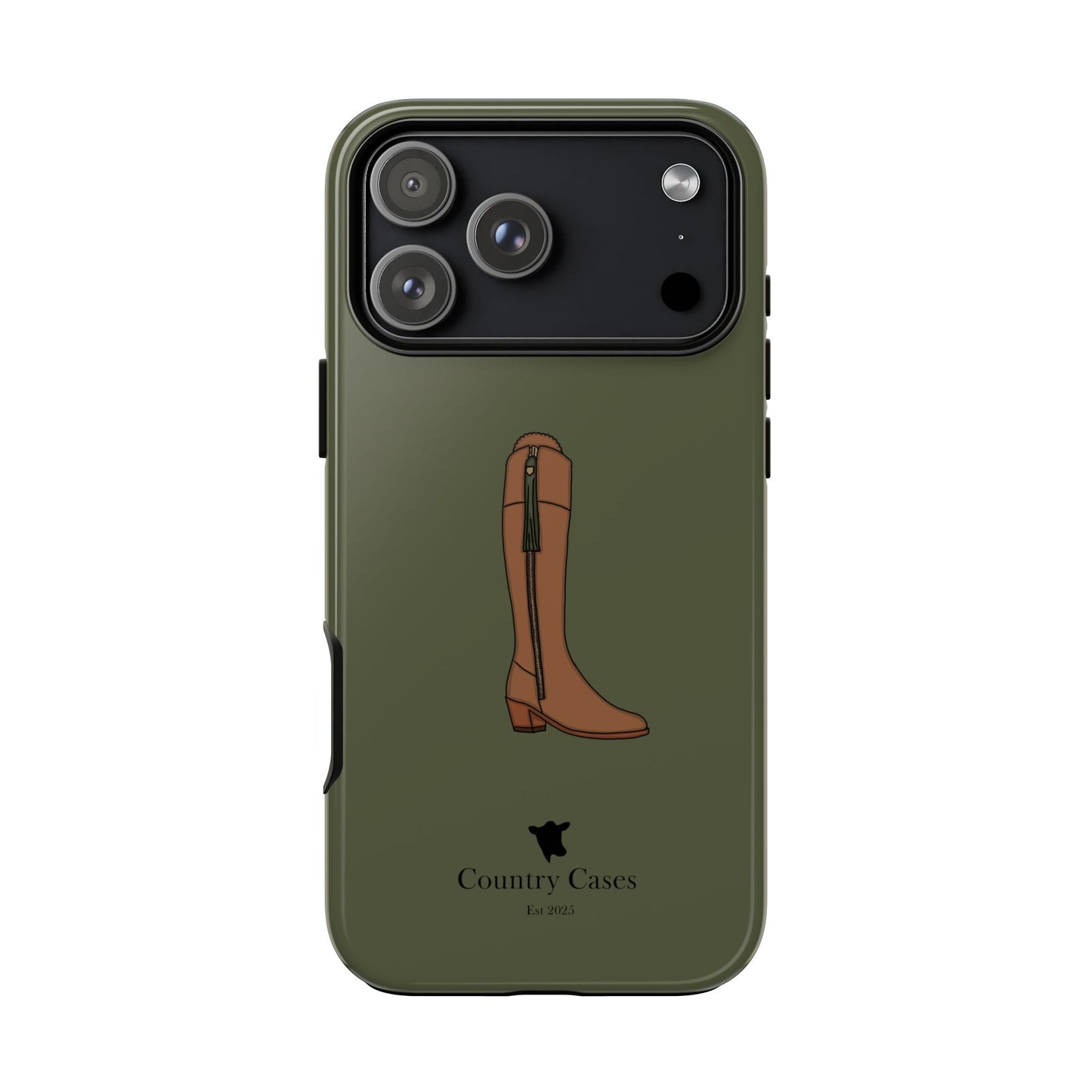 Green country boot case