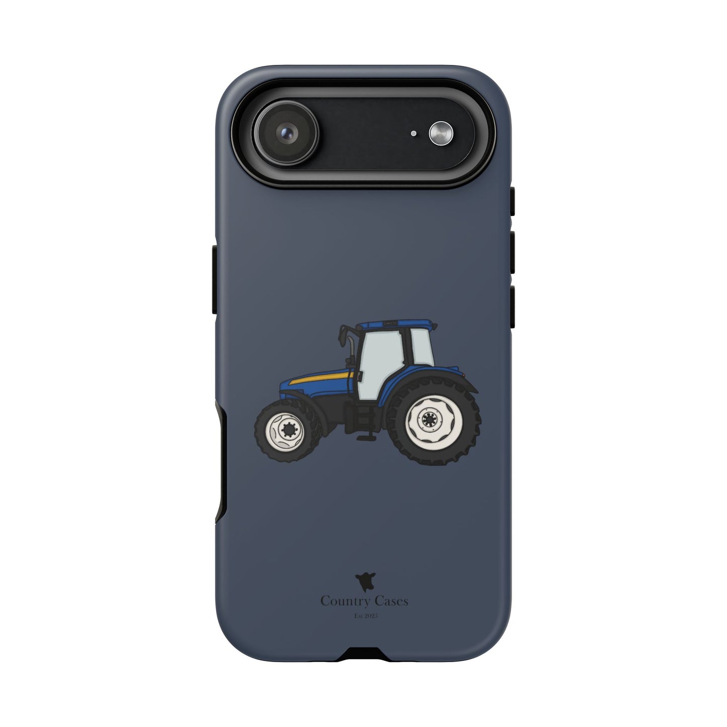 Blue tractor case
