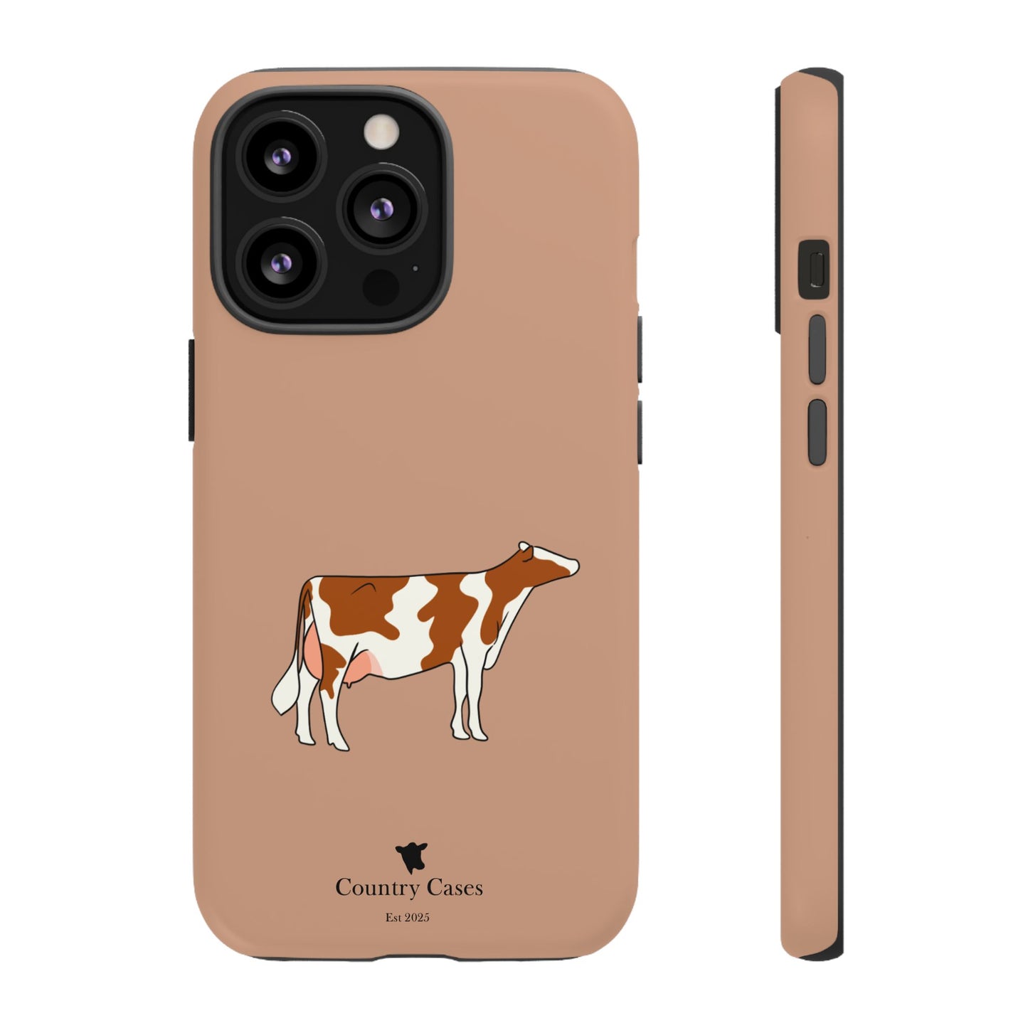 Red and white Holstein case