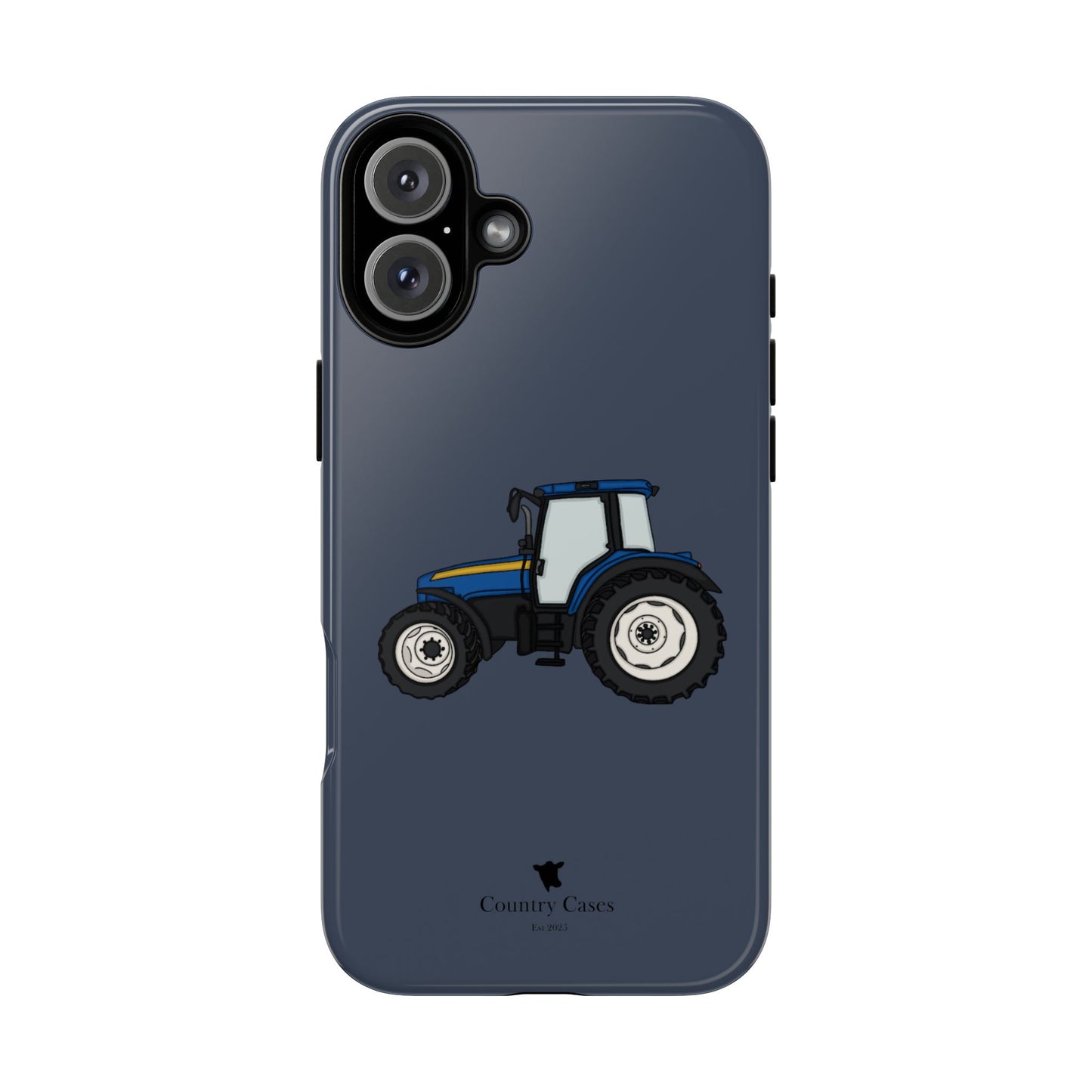 Blue tractor case