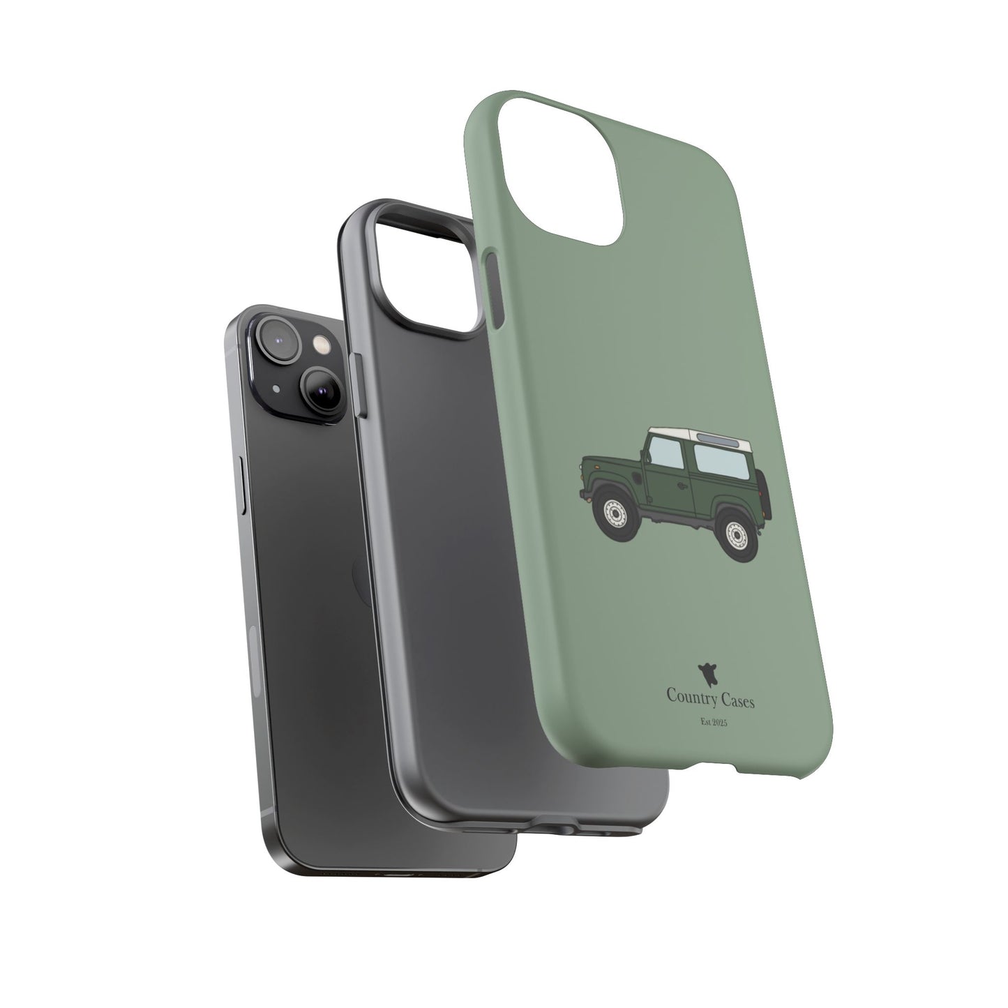 Green landy phone case