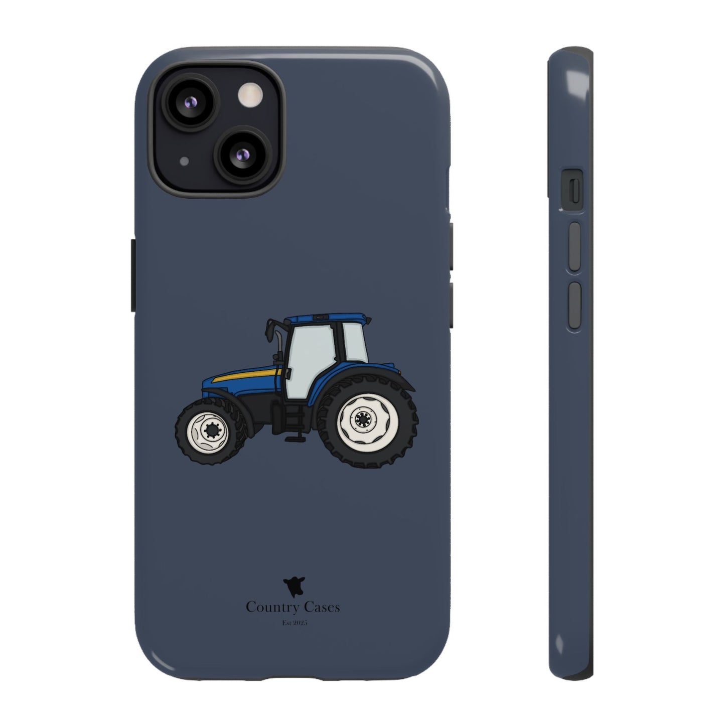 Blue tractor case