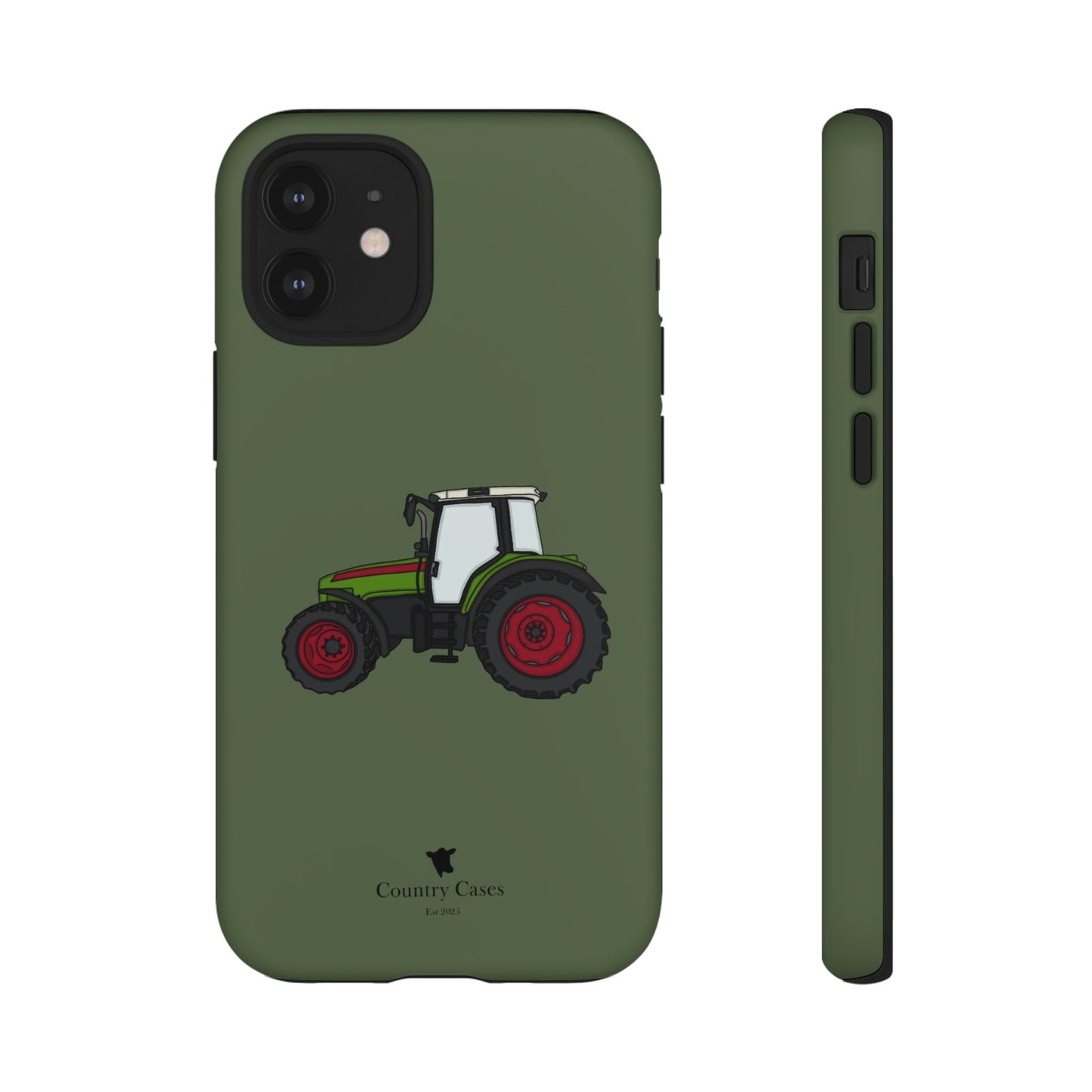 Green tractor case