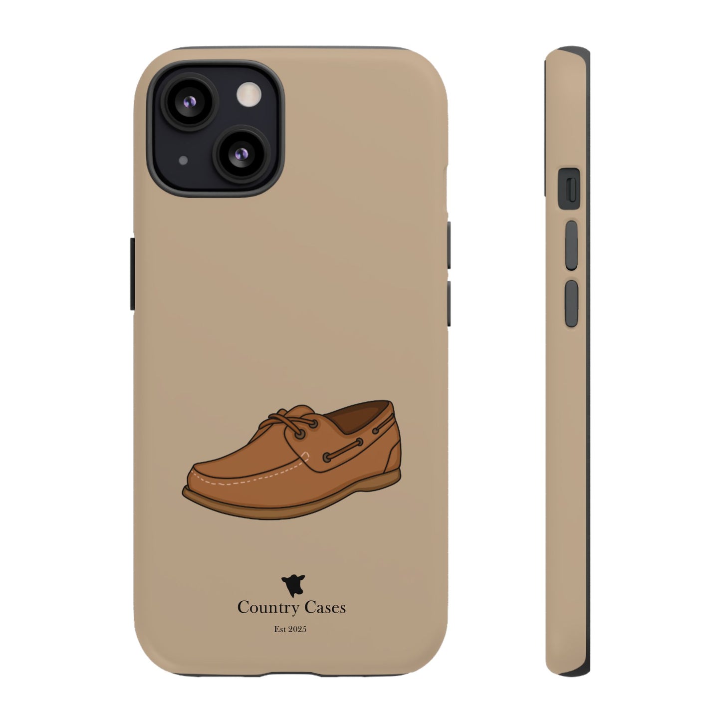 Classic boat shoe phone case