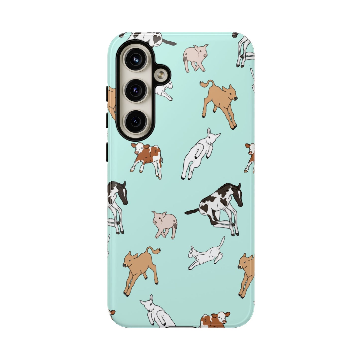 Android farmyard Freinds Blue Case