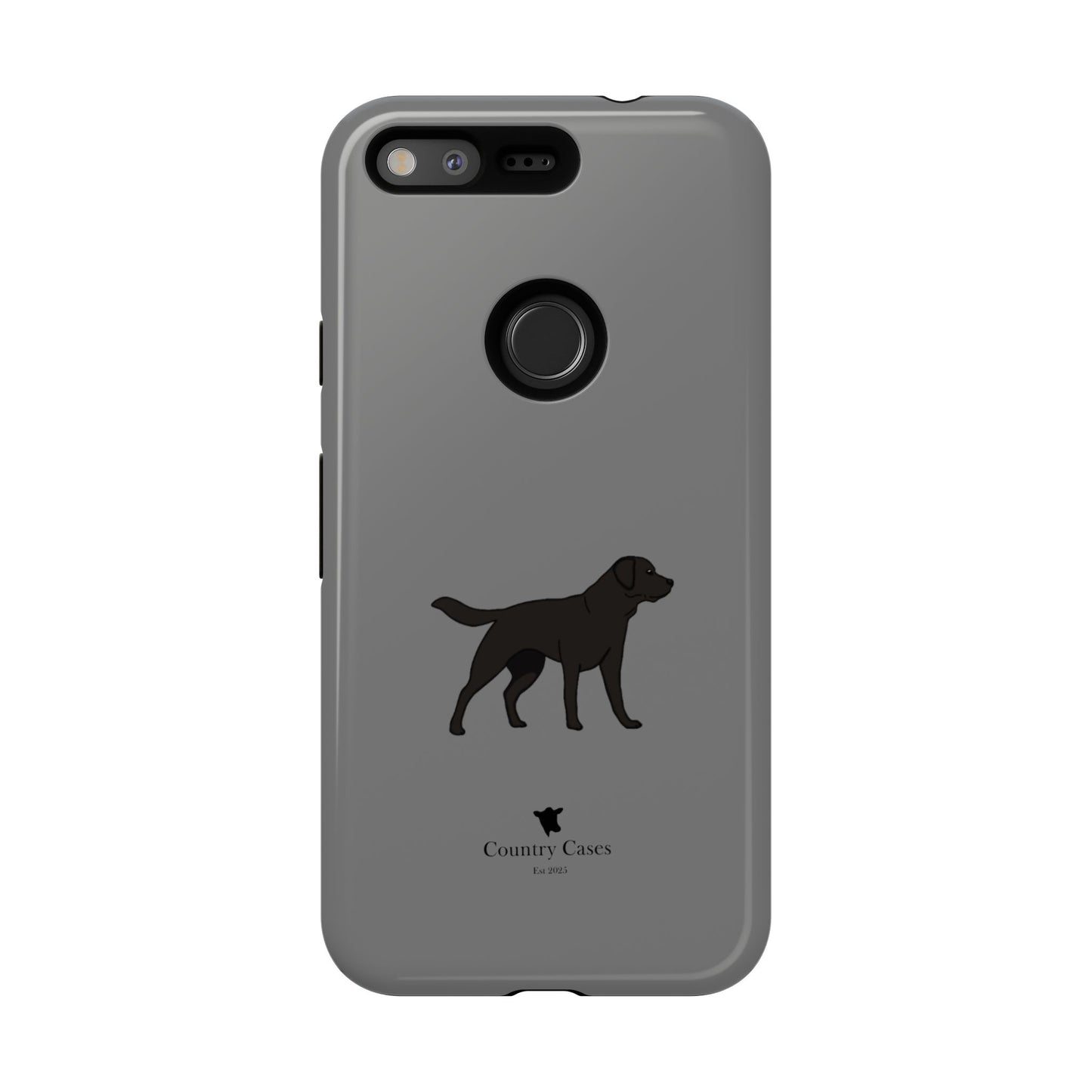 Android black Labrador case