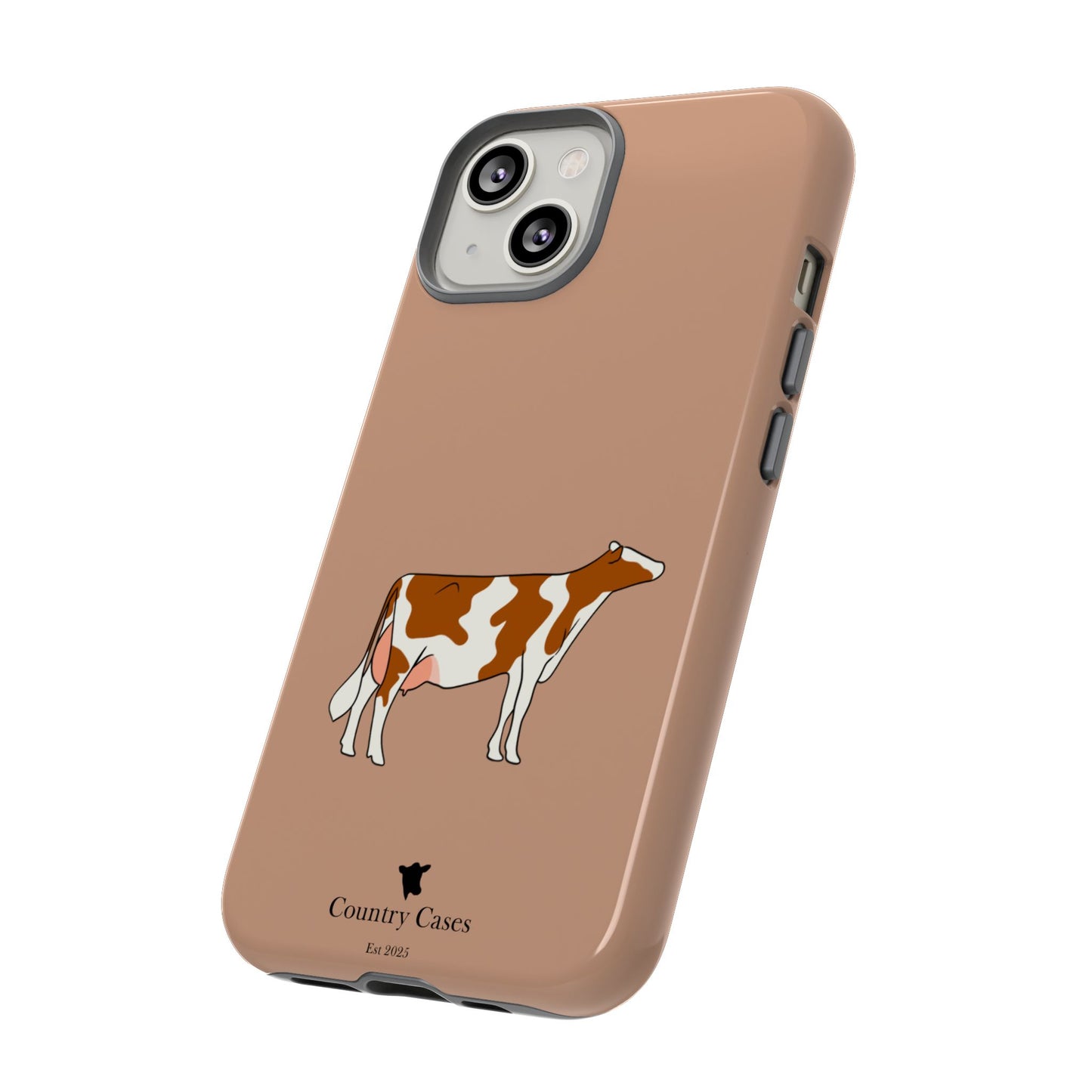Red and white Holstein case