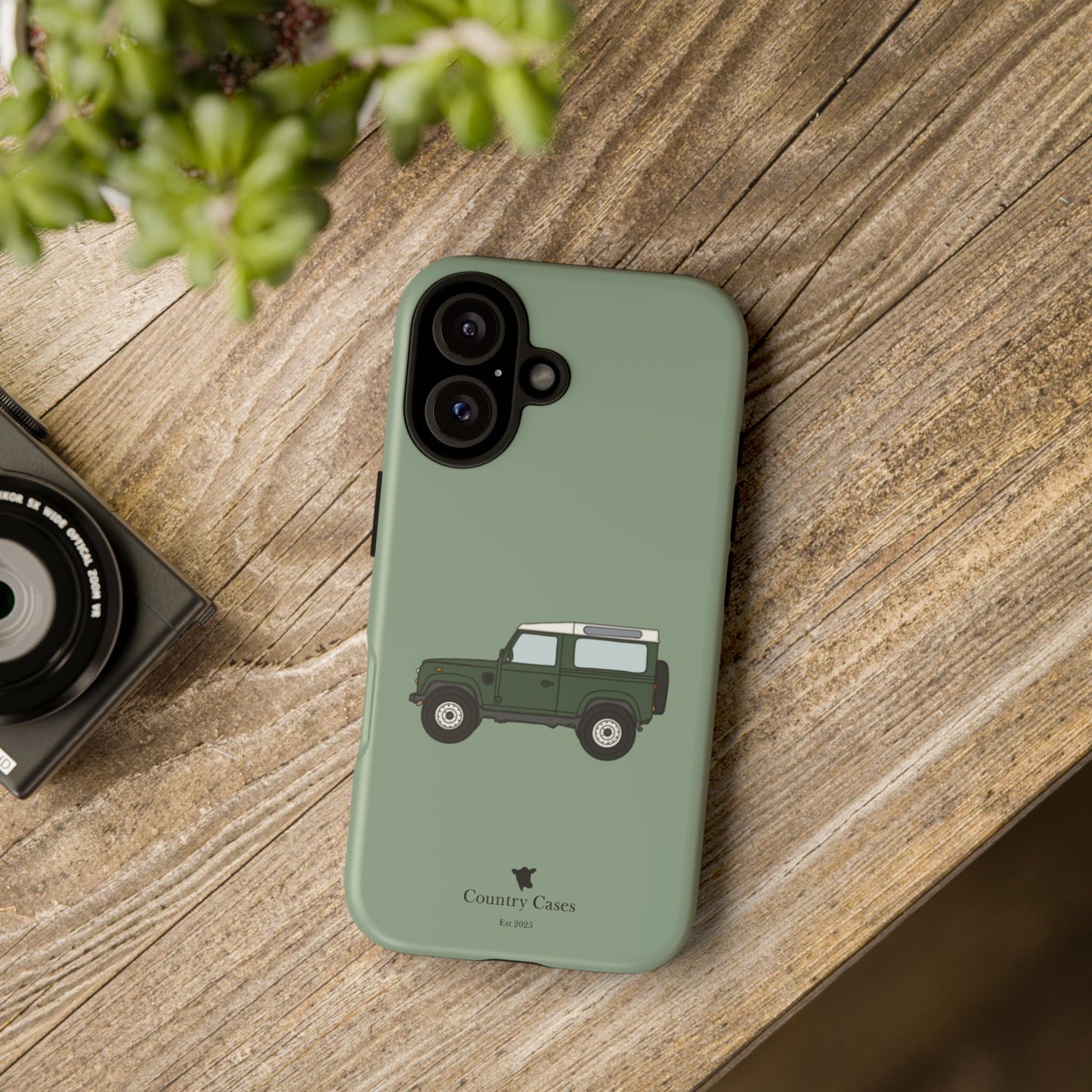 Green landy phone case