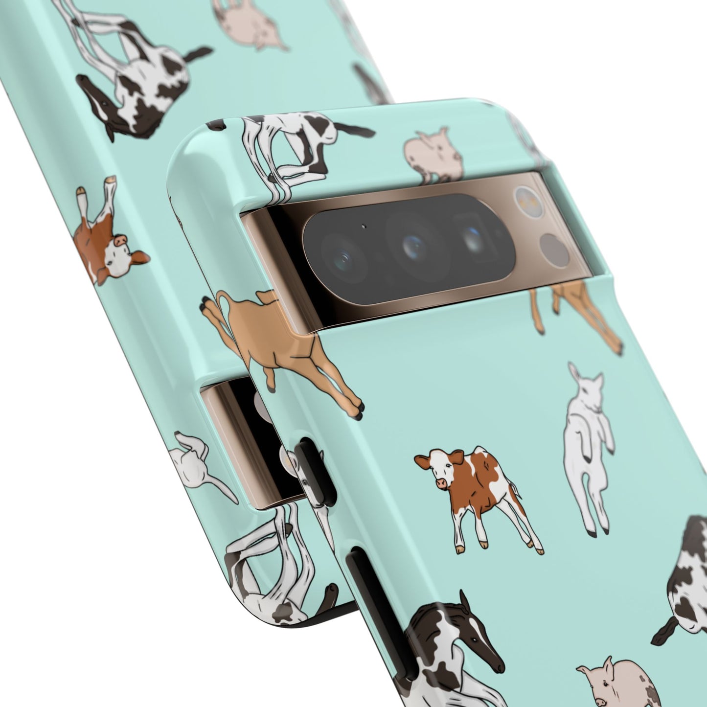 Android farmyard Freinds Blue Case