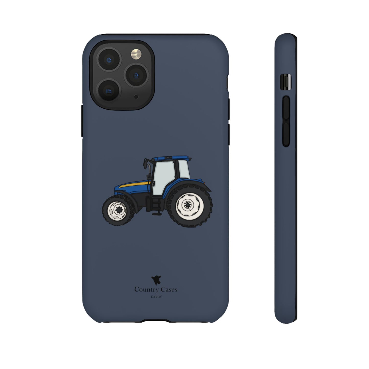 Blue tractor case