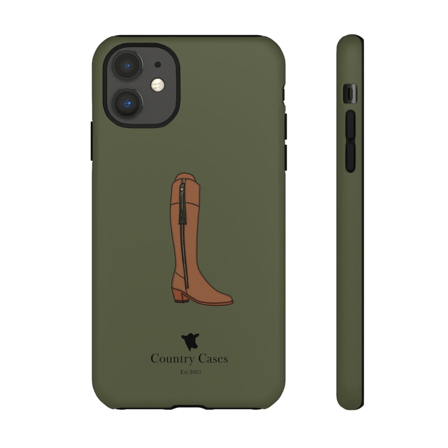 Green country boot case