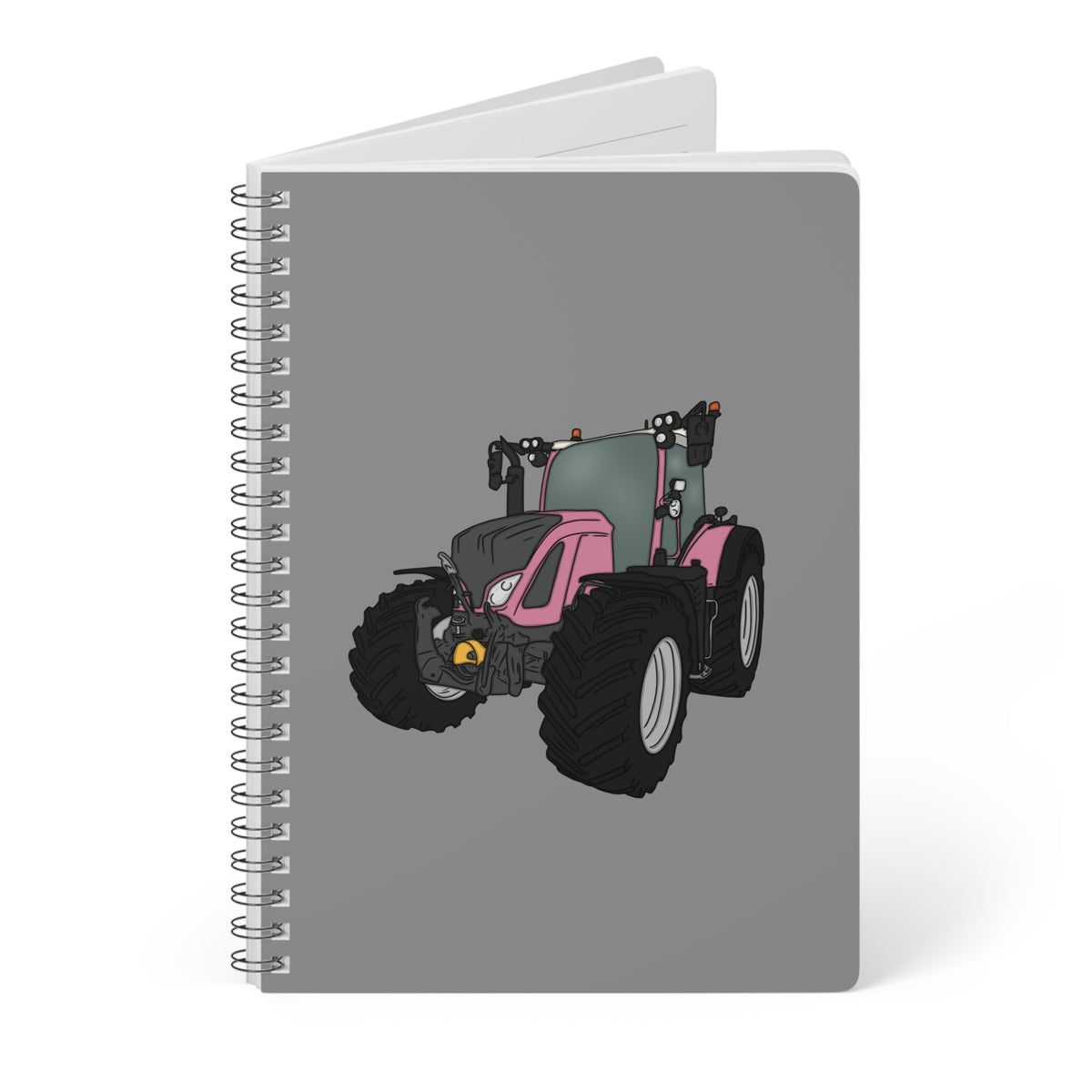 Blush Tractor Notebook