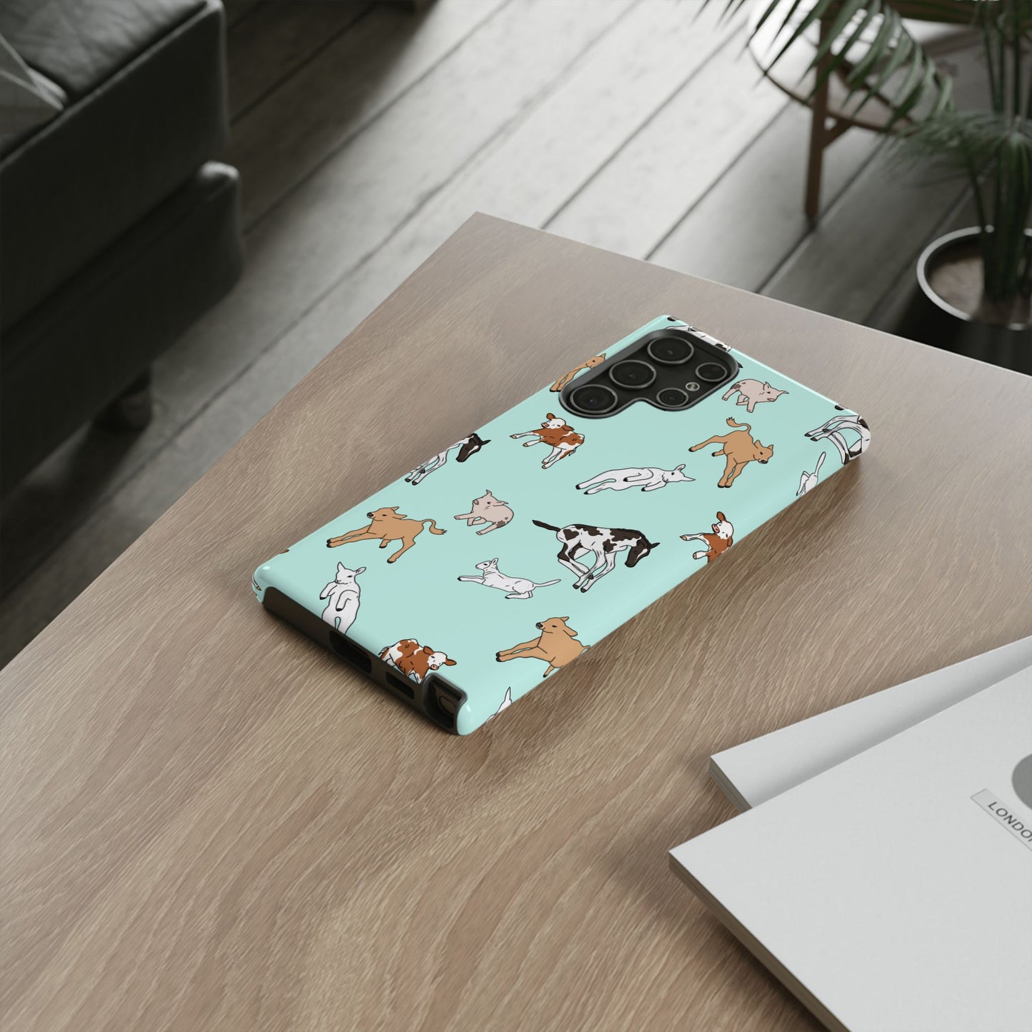 Android farmyard Freinds Blue Case