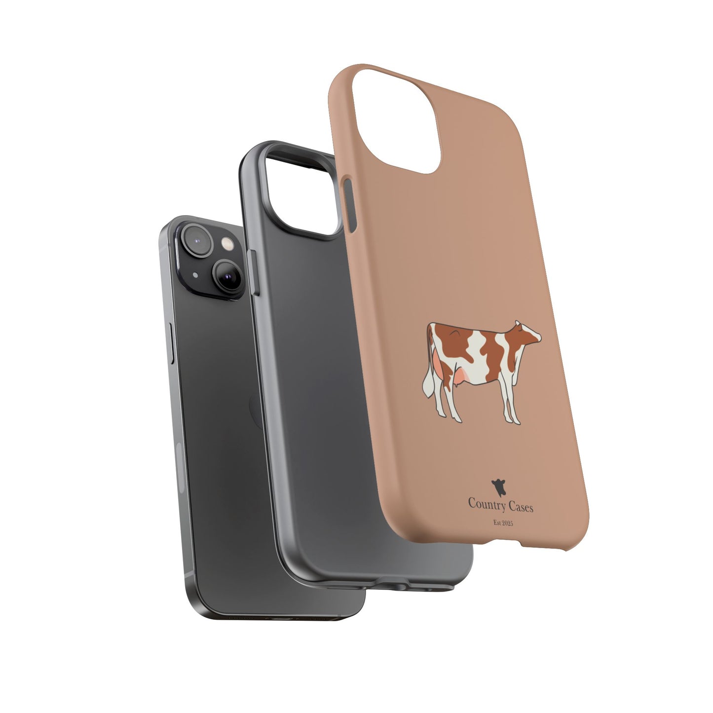 Red and white Holstein case