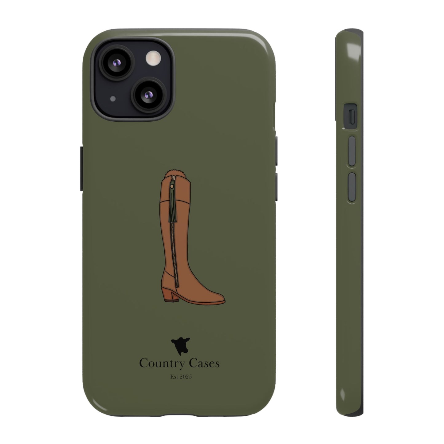Green country boot case